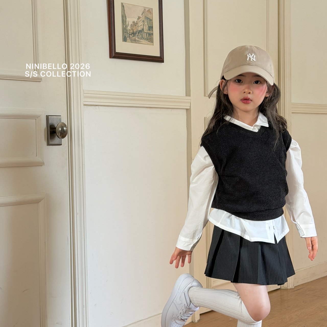 Ninibello | 薄款面試恤衫(white M100-110)