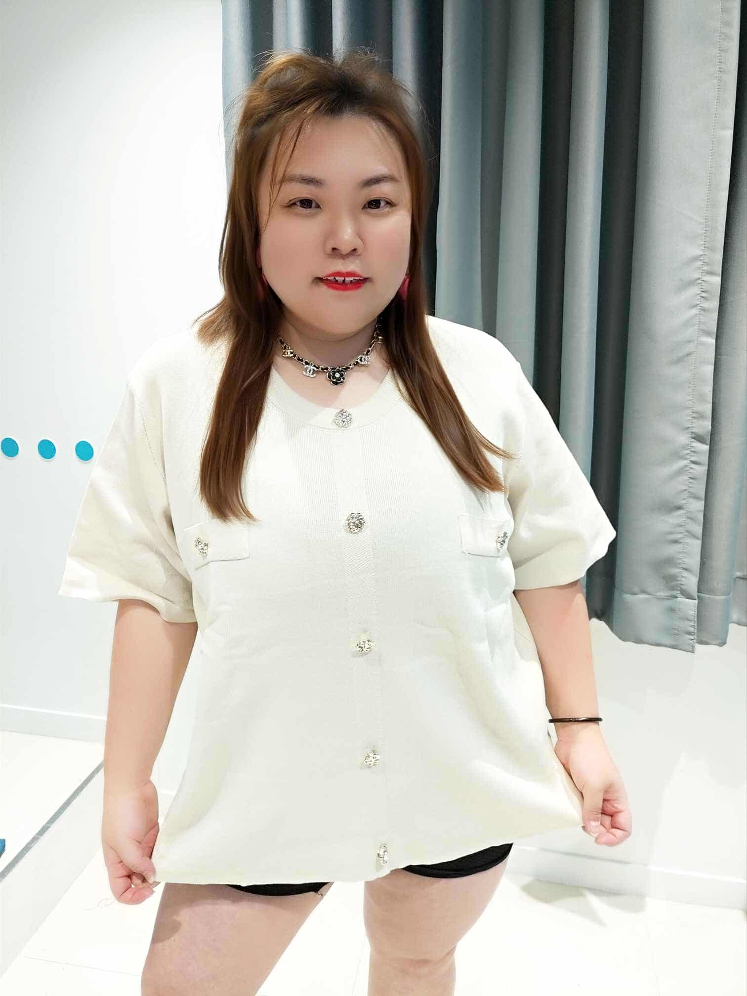 DSA07 圆领气质风格设计针织上衣