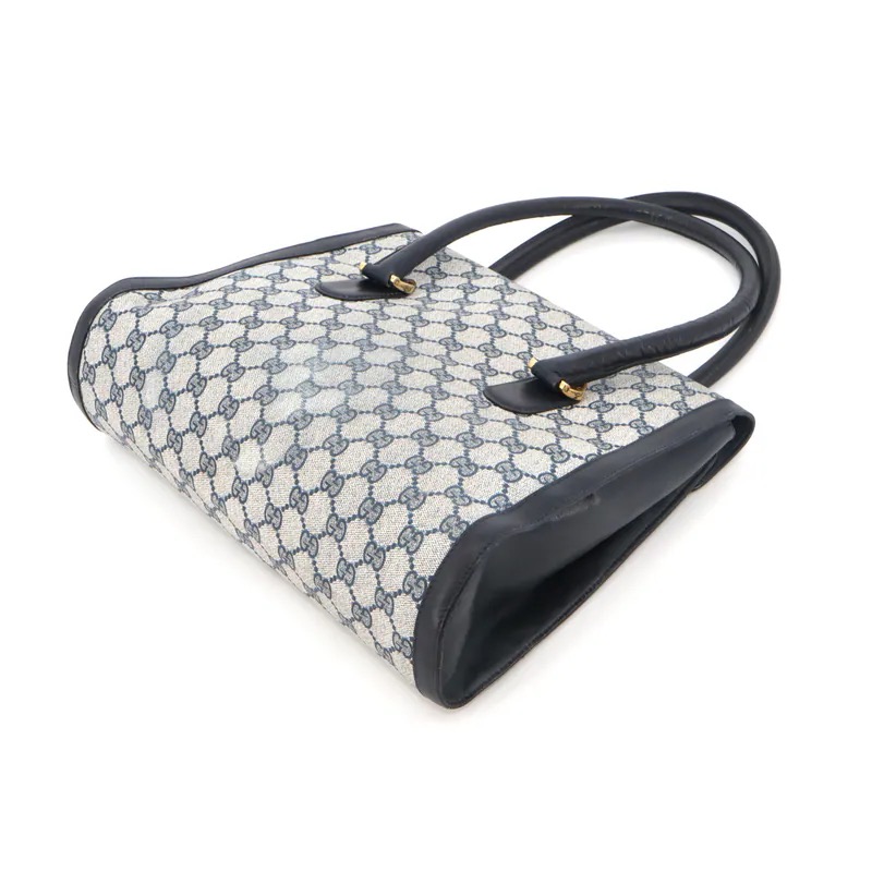 Gucci Vintage GG Supreme Sherry Line Top Handle Bag