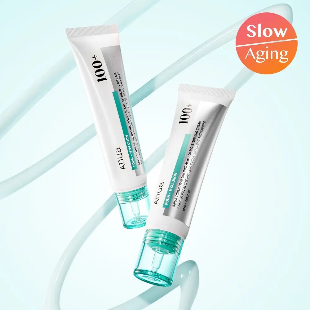 ANUA PDRN Hyaluronic Acid 100 Moisturizing Cream PDRN透明質酸100高效保濕面霜60ml+60ml | Olive Young優惠套裝
