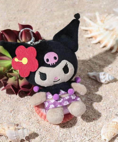 日本預訂📍日本Sanrio曬黑海灘造型公仔吊飾