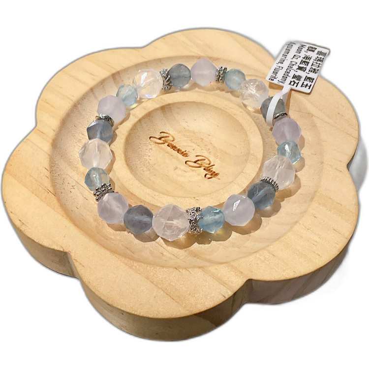 【冰川靈動•澄淨之境】深層療癒能量手串