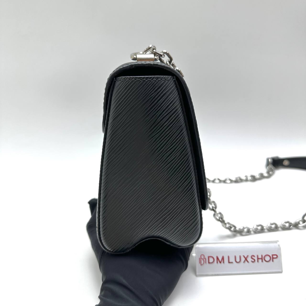 LV Twist Black Epi SHW MM