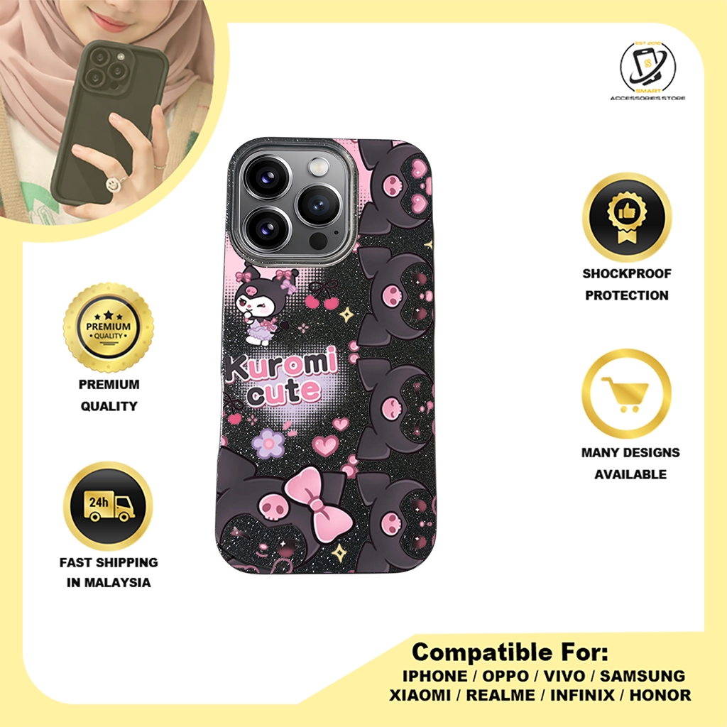 BLING CASE PHONE FOR IPHONE - DESIGN KUROMI D