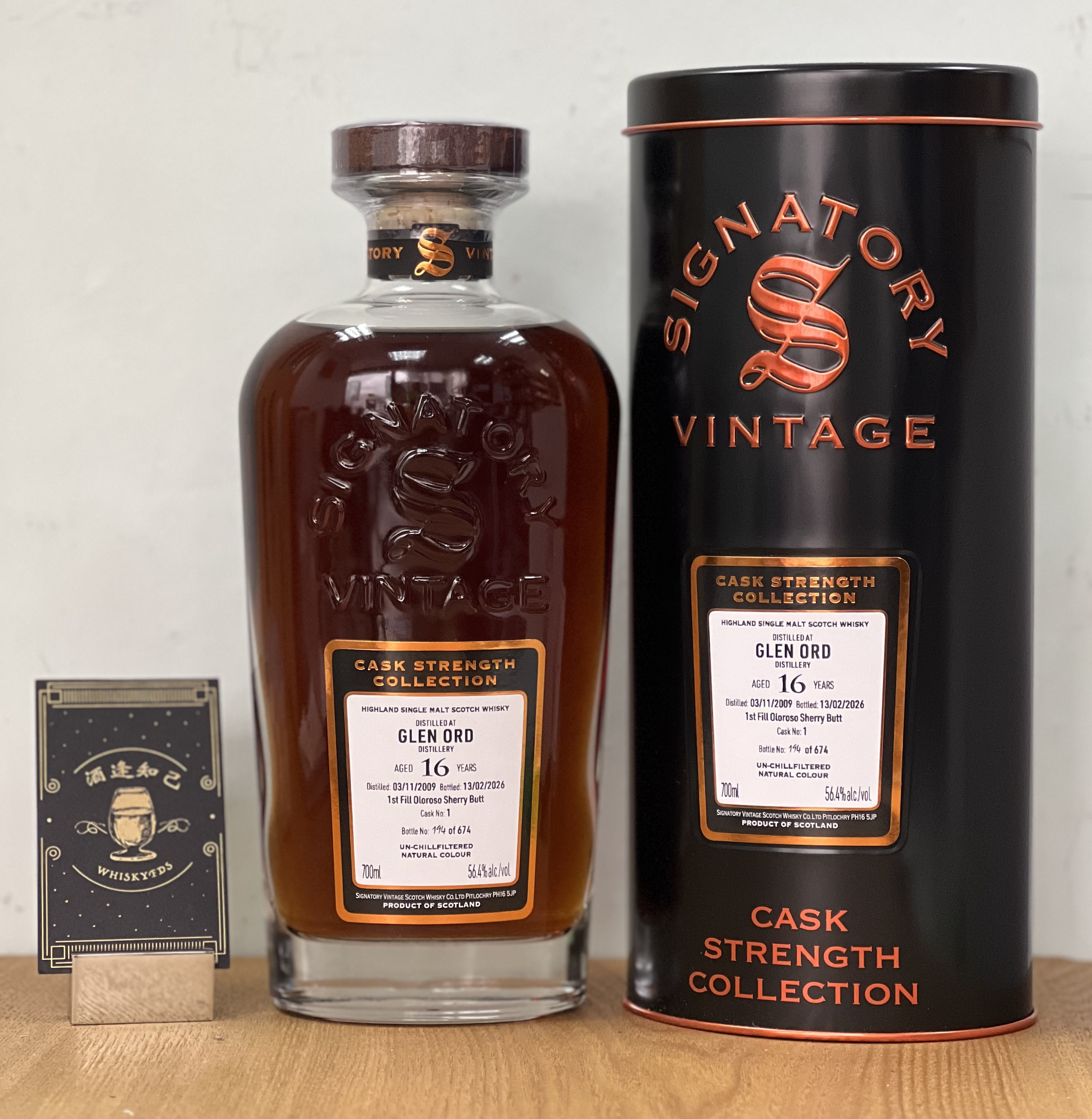 Signatory - Glen Ord 2009 16yo 56.4% 