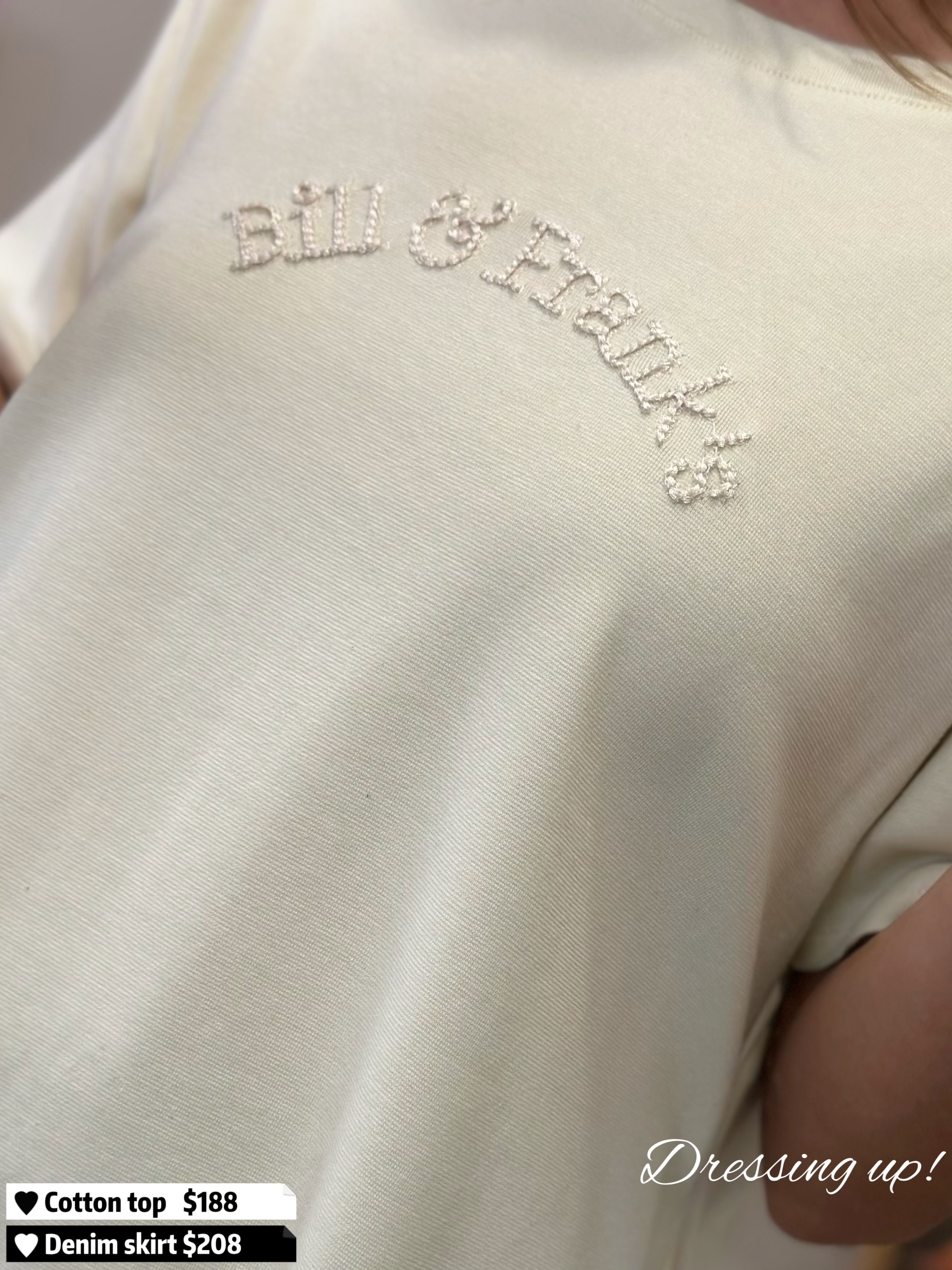 夏日小清新｜繡字軟棉上衣