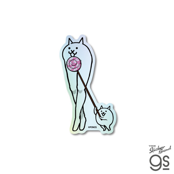戰鬥貓貼紙-長腿