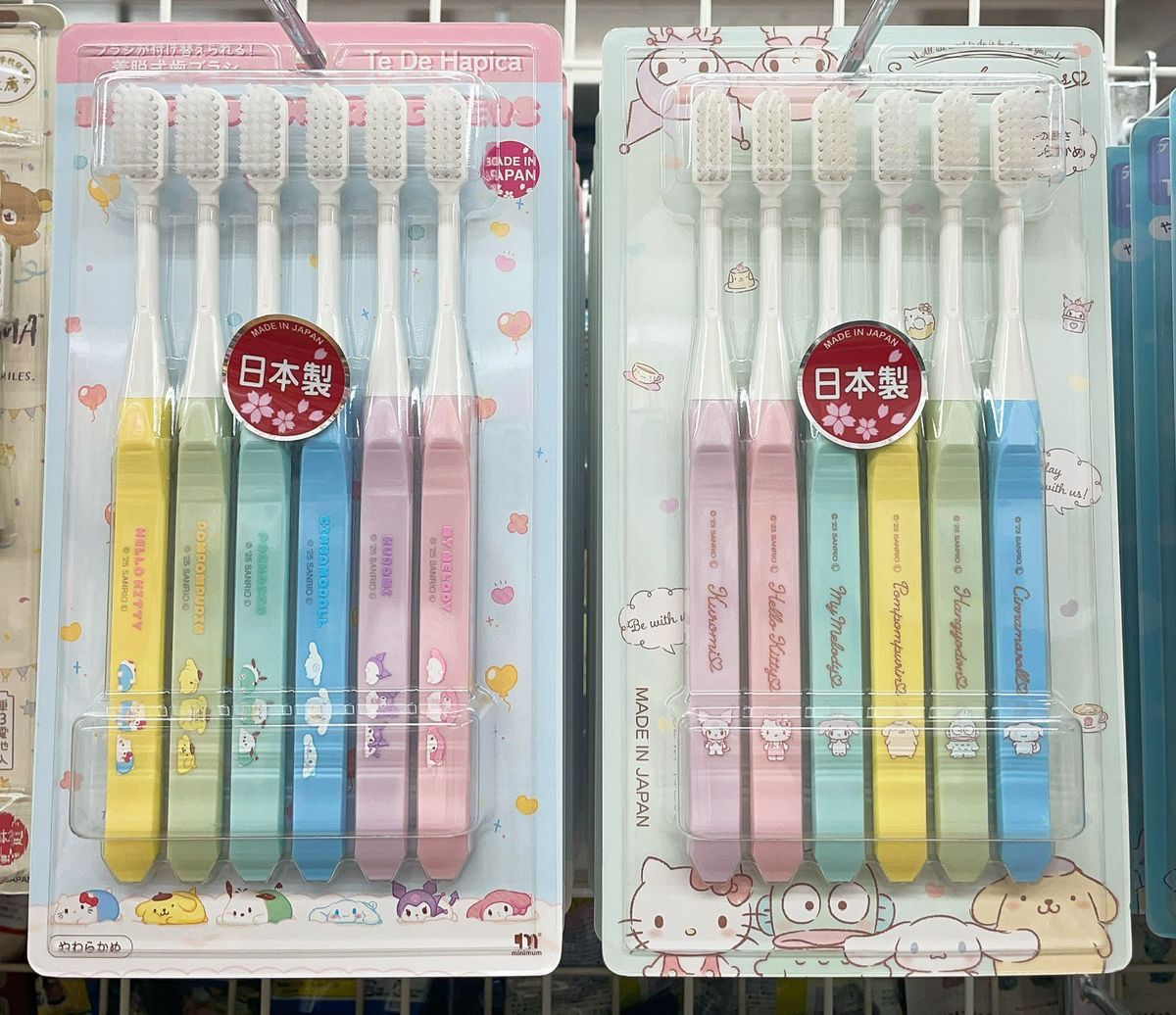 ハピカHapica SANRIO 牙刷 6入 - 02260040