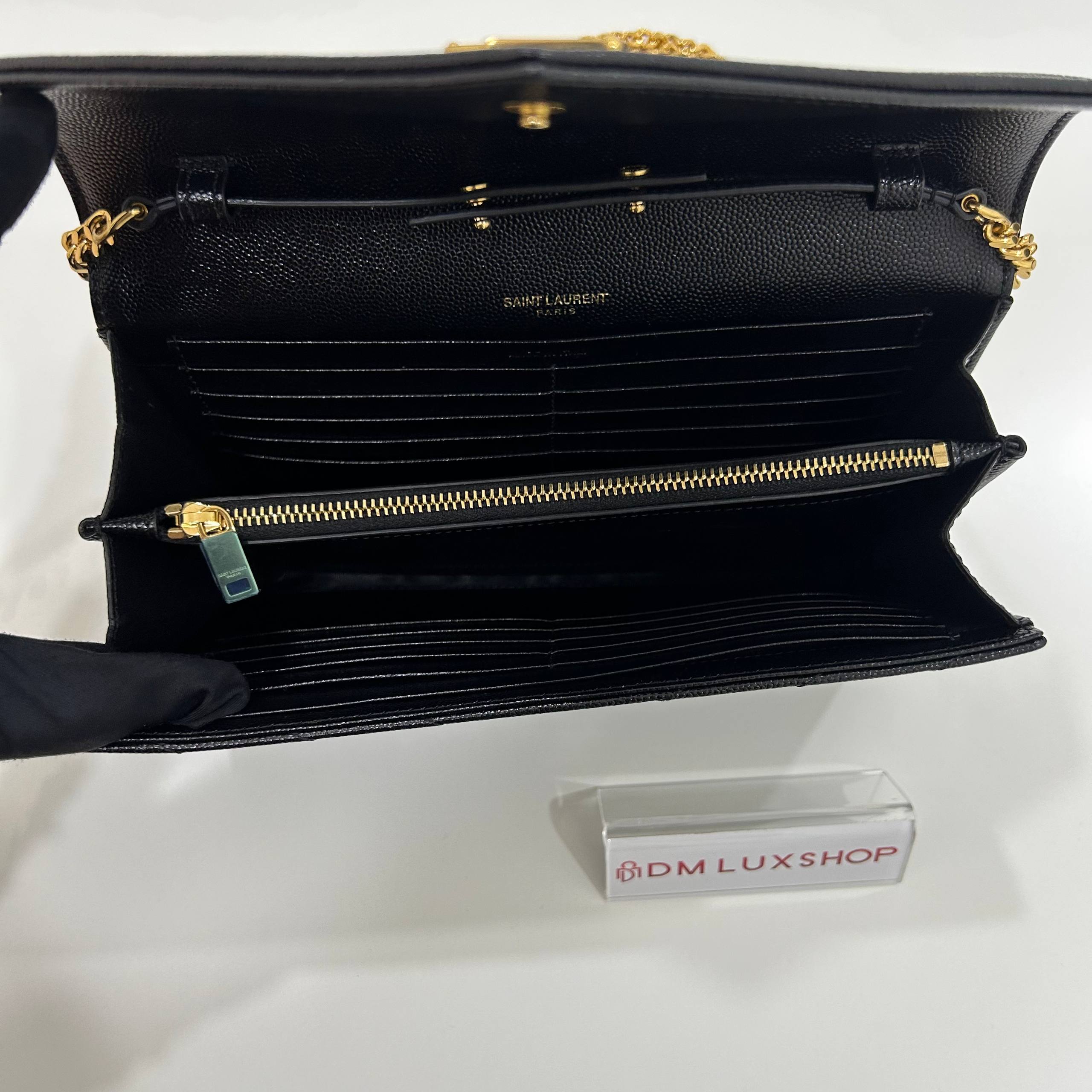 YSL Black Envelope WOC GHW