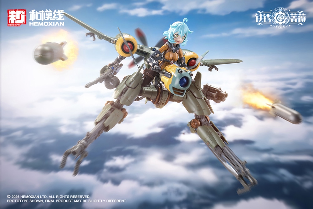 (預訂訂金 $100) (總價 $386) 壽屋 和模線 Kotobukiya 鐵銹薔薇 Rhande Koskinen & RTP-10A 鋒刃 高速可變戰機 (KO09614) (行版) 