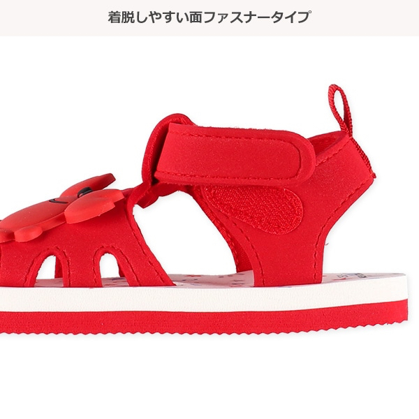 🇯🇵預訂 日本直送🇯🇵螃蟹圖案紅色EVA涼鞋