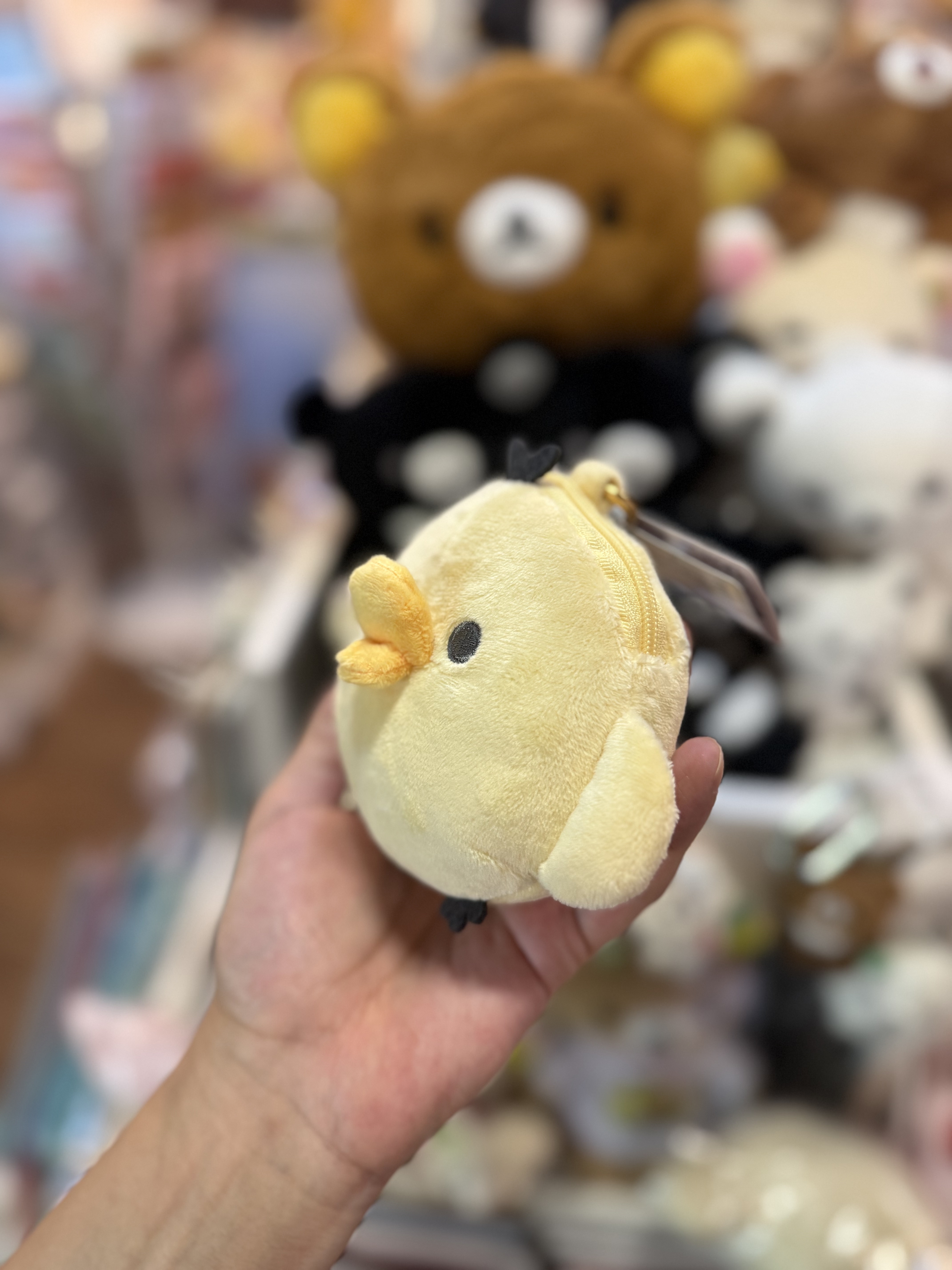 《現貨》全新Rilakkuma 毛毛小物袋掛飾