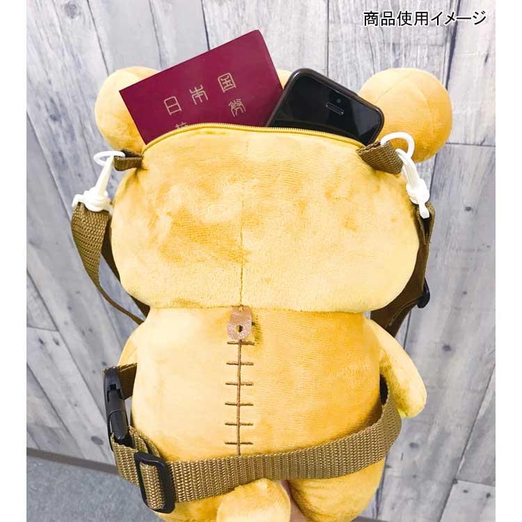 鬆弛熊 Rilakkuma 公仔造型斜孭袋／行李箱掛袋