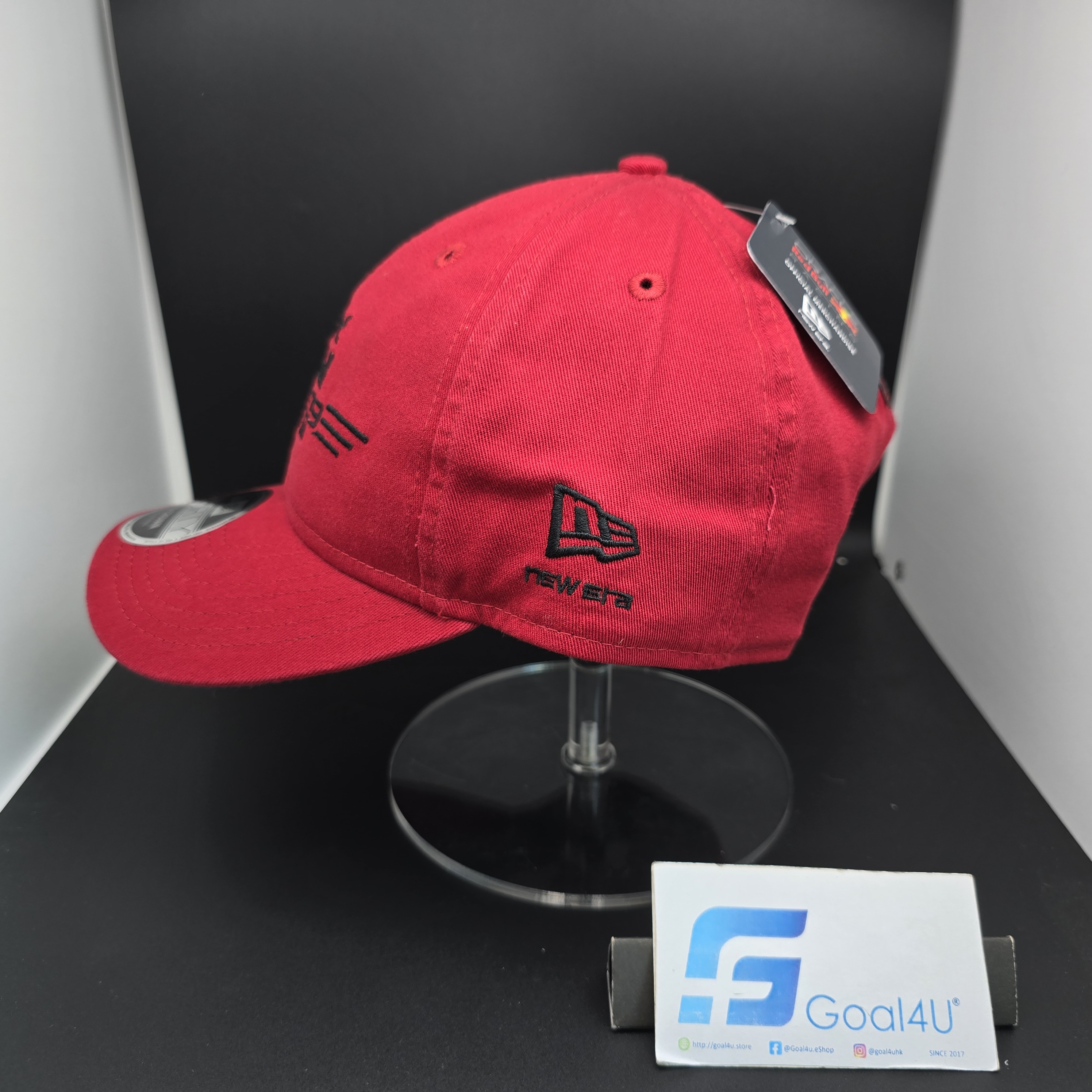🍷 賽道上的紅寶石 New Era F1 Red Bull Racing 紅牛車隊官方紅寶石色水洗帽 60772108