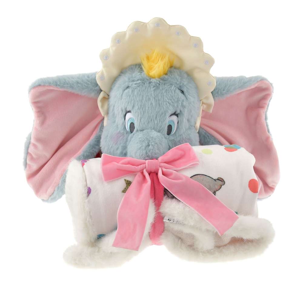 🎀【預訂】DISNEY DUMBO 85TH ANNIVERSARY Dumbo & Timothy Blanket with Plush