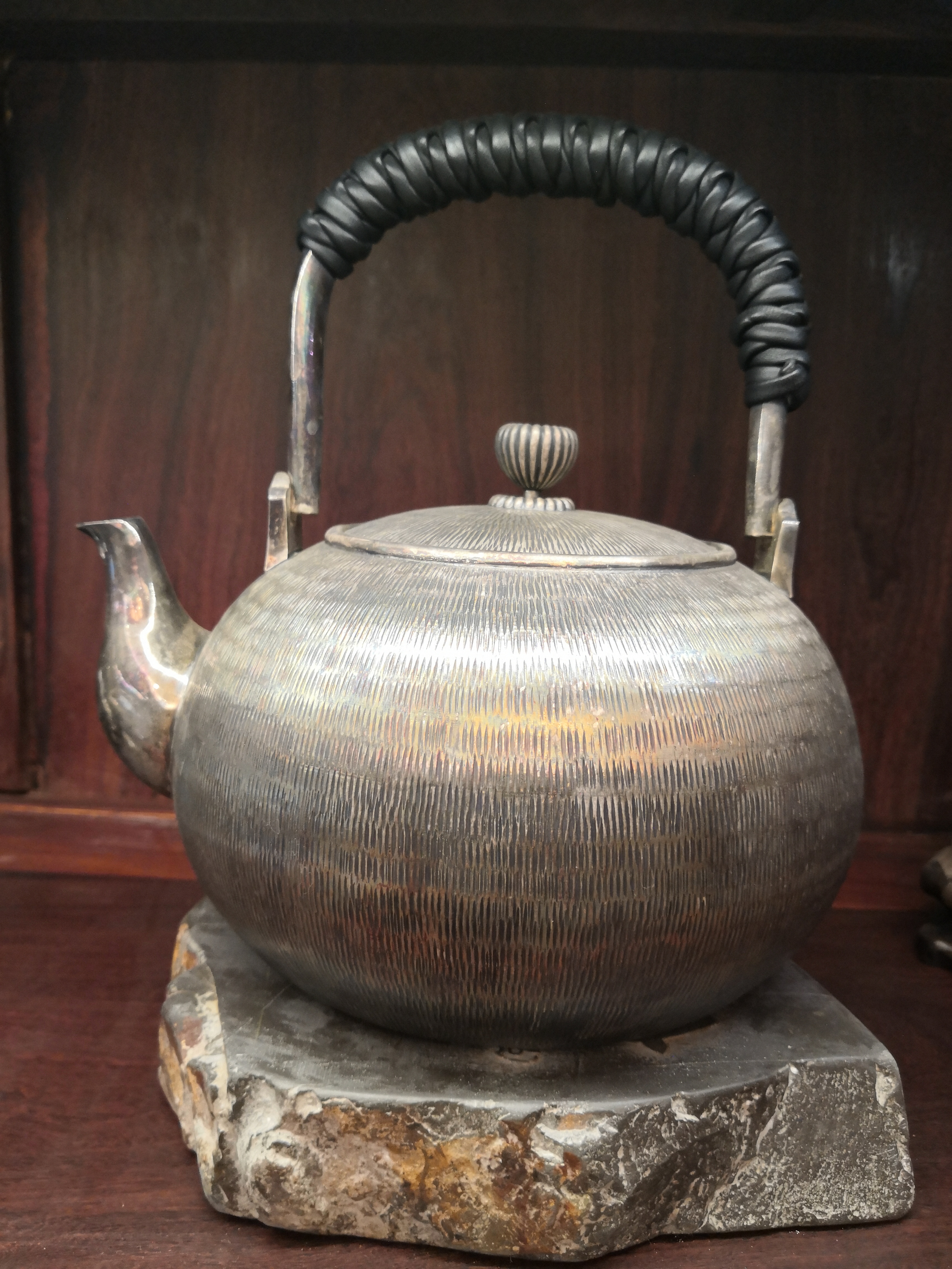 69-日本工藝銀壺燒水壺（01）<有需要請聯絡我們 852-6329 6186>