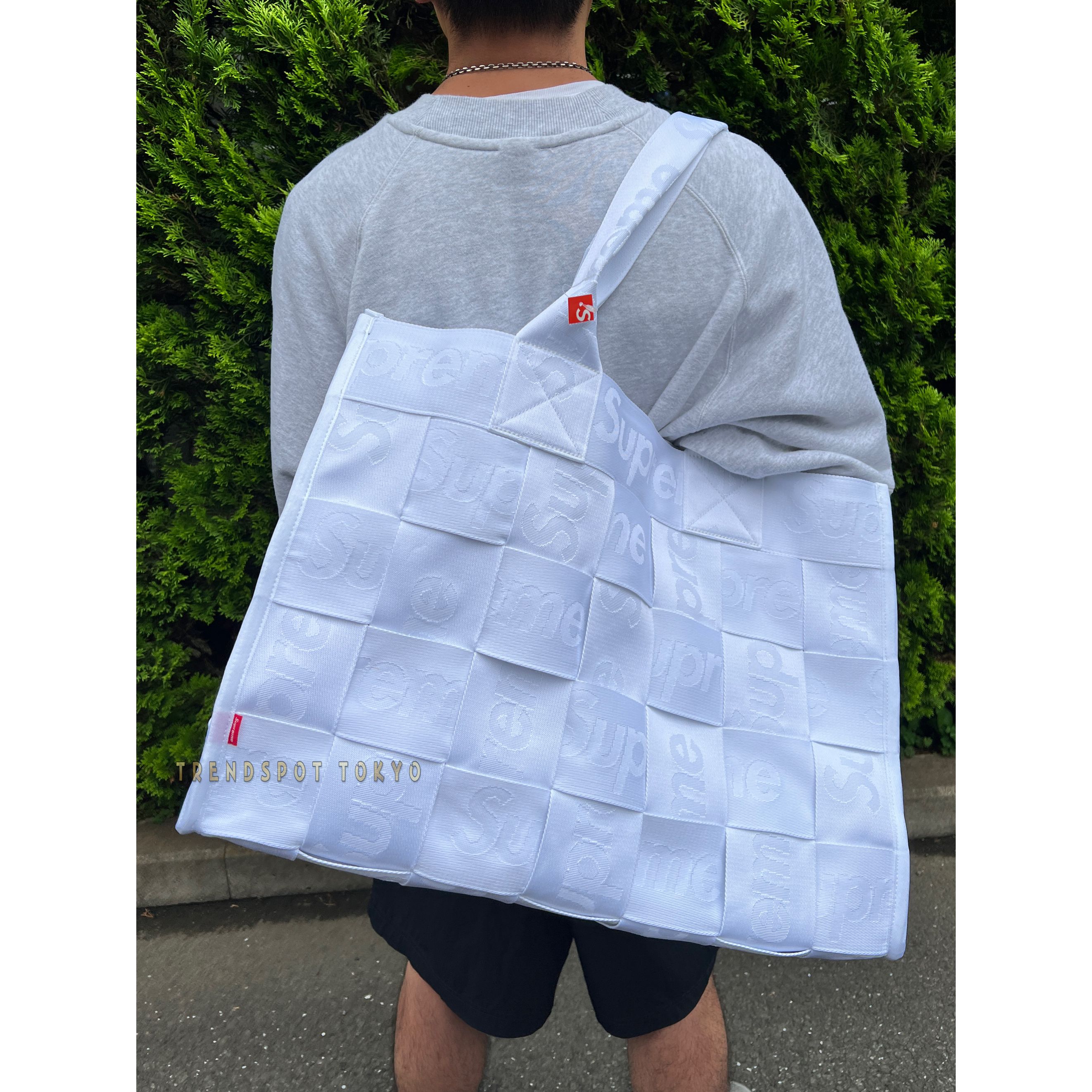 後払い手数料無料 Supreme Supreme Woven Woven Large Tote SS23 Tote