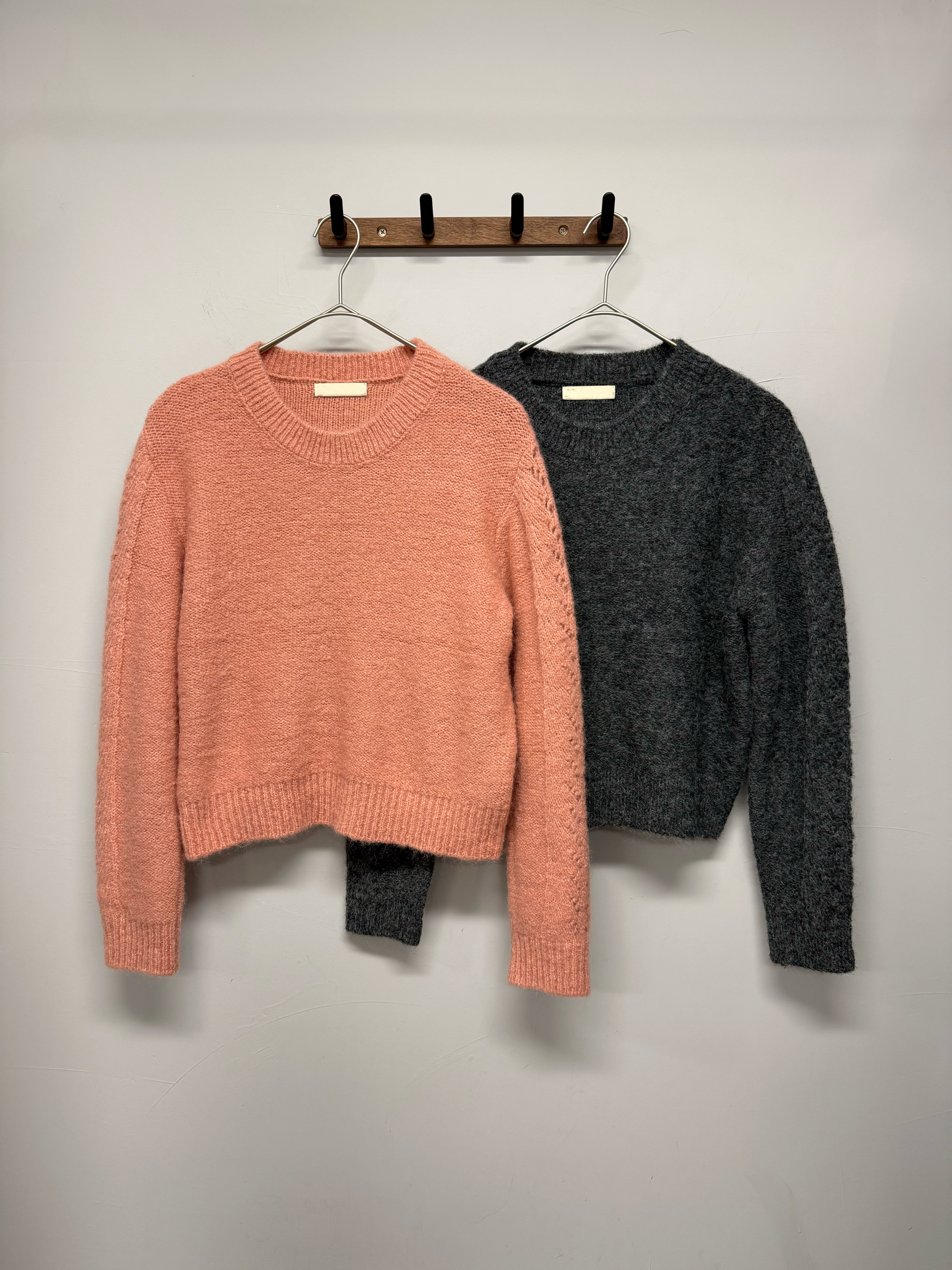 Basic detail knit top #top107 