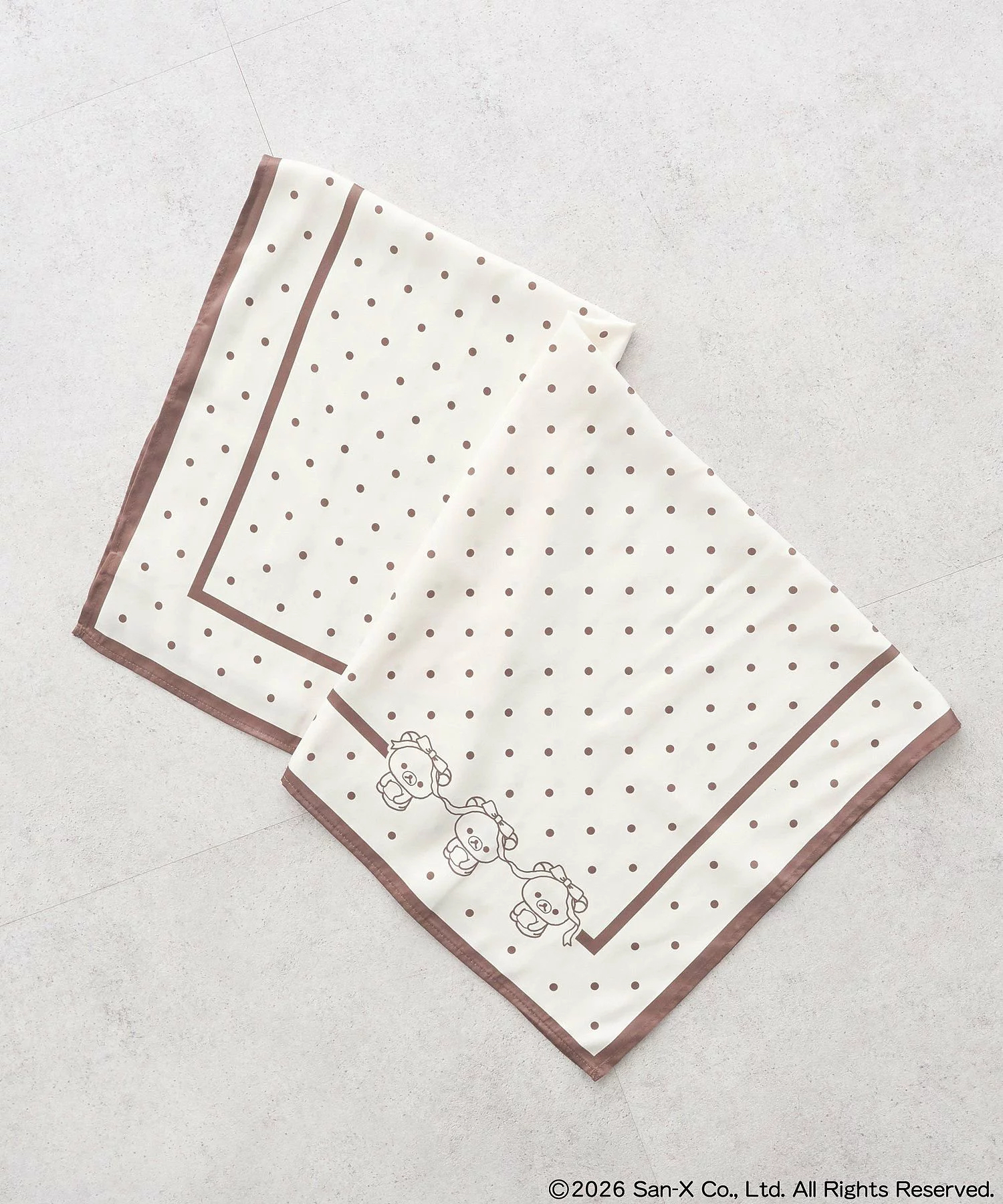 日本預訂📍日本鬆弛熊 × earth music&ecology系列 - 絲巾