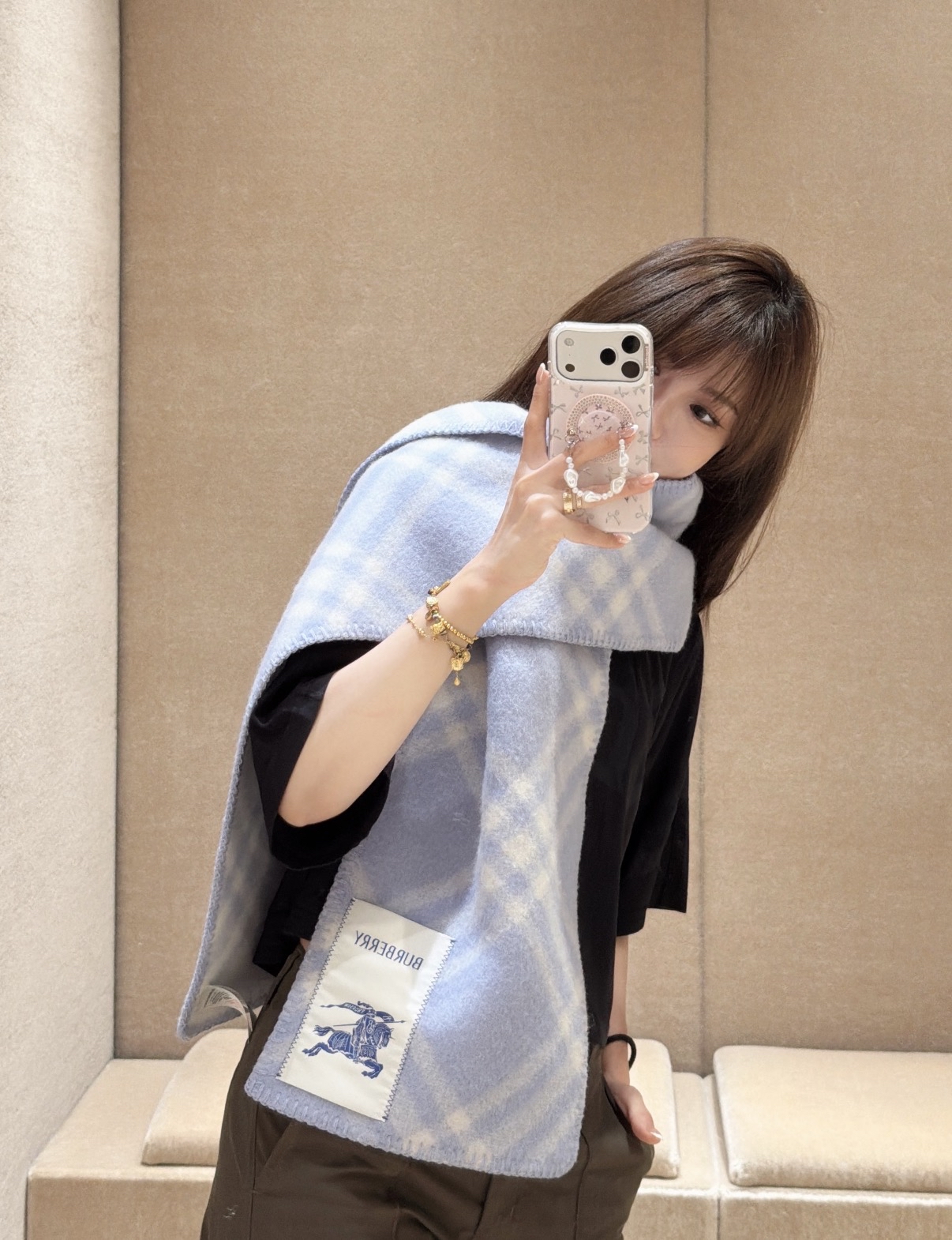 限時優惠✨冬天❄️斷貨✨訂貨🍒Burberry 熱賣款scarf  100%wool  / Size 182x30cm