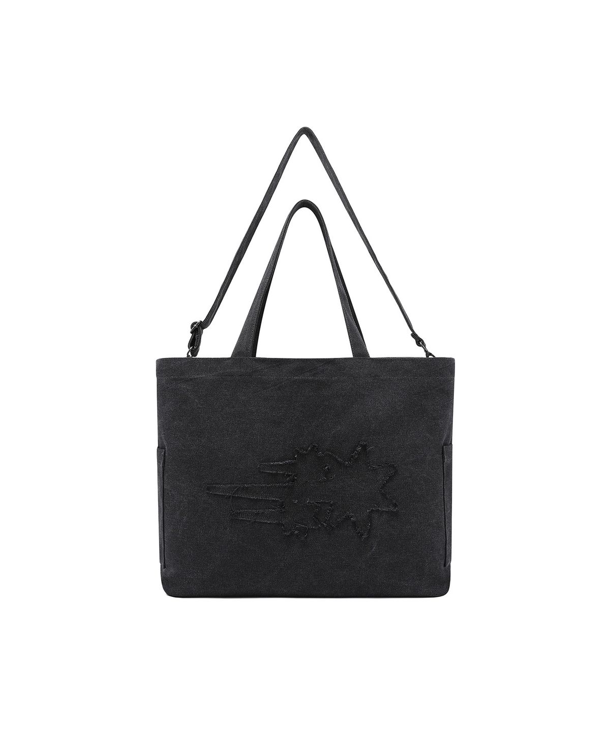 🇰🇷訂購｜niceghostclub 26SS｜3STAR RAW EDGE 2WAY BIG BAG  2色 