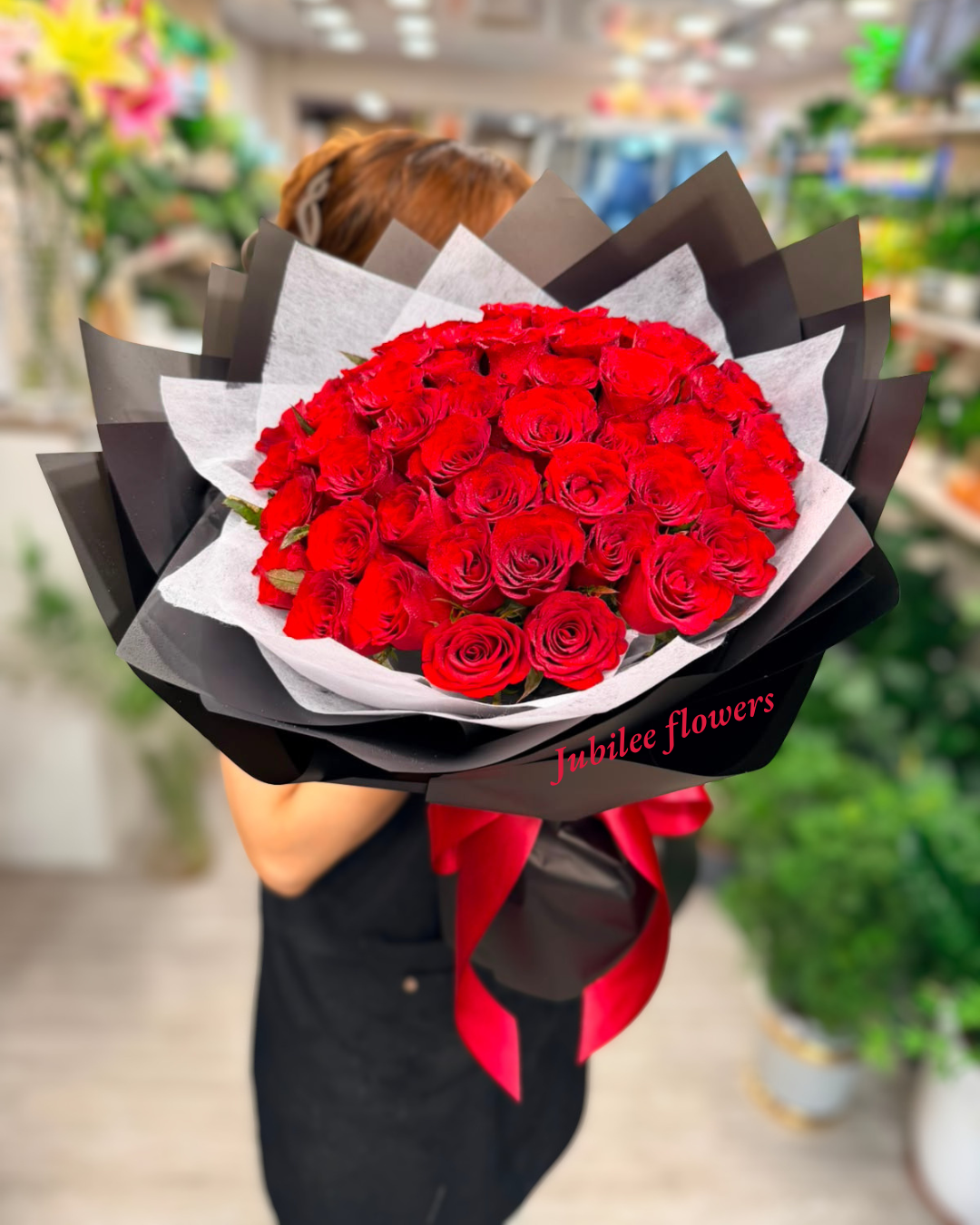 52支 紅玫瑰花束
