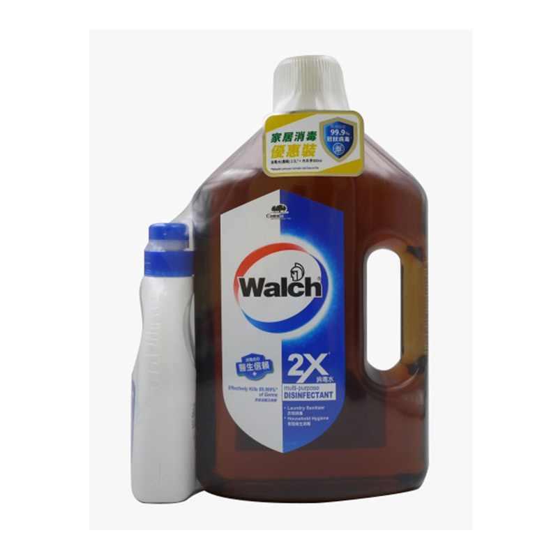 威露士消毒單支 (2.5L+洗內衣液)    6/箱