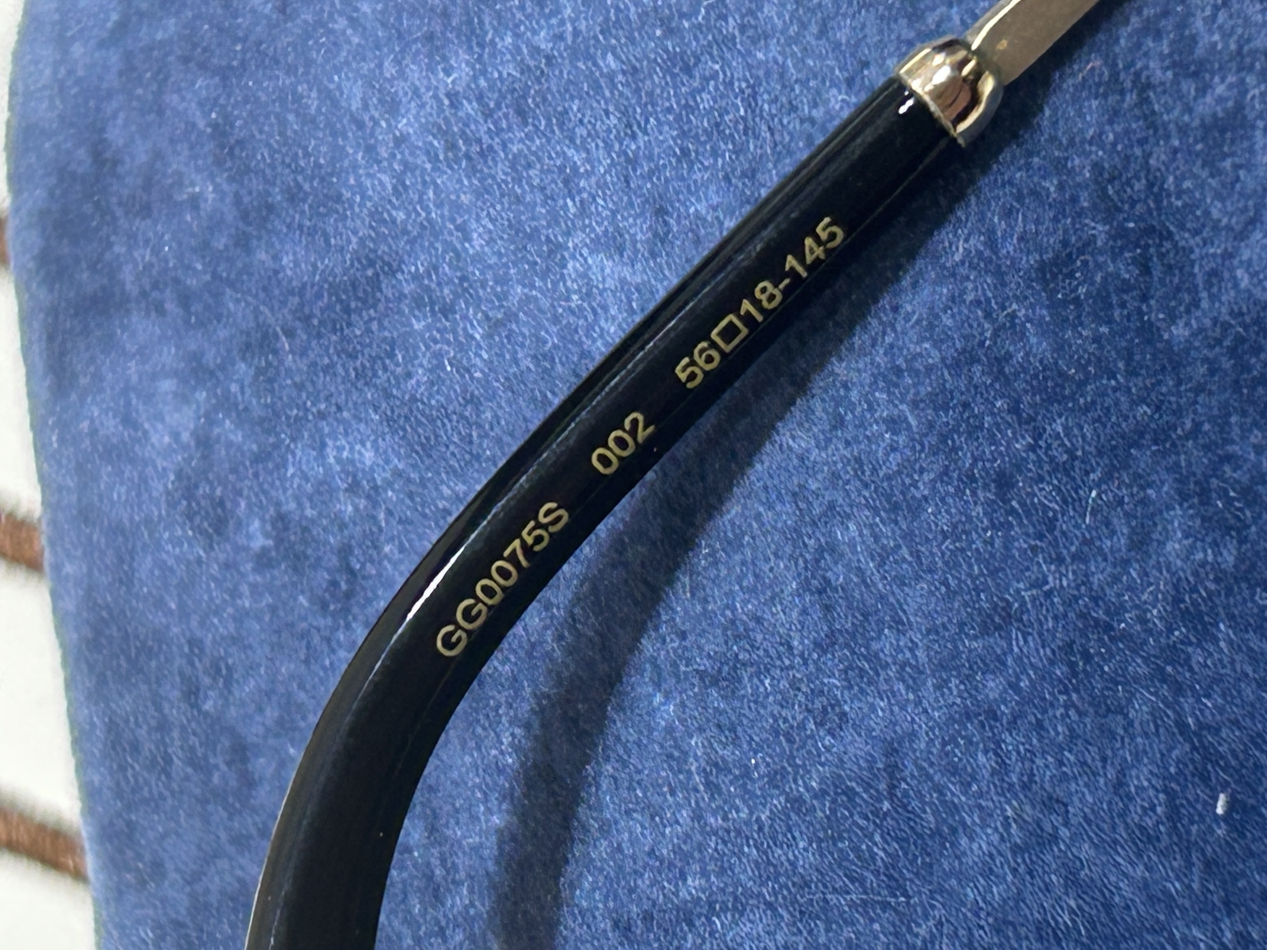 GUCCI METAL RESIN Sunglasses GG0075S太陽眼鏡 100%Authentic,99%new ✅Dust bag✅box  