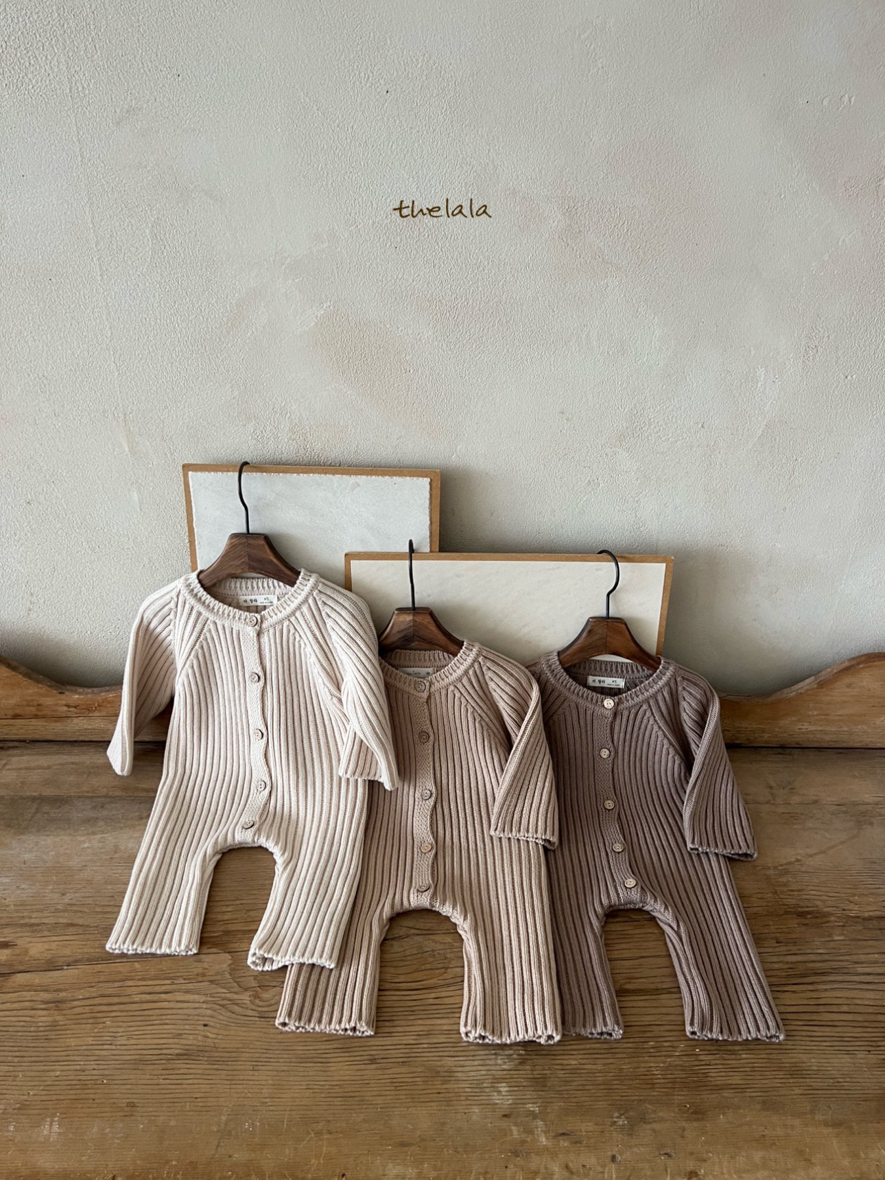 🌸預訂 韓國直送🌸🇰🇷THELALA三色開襟針織長袖連身服