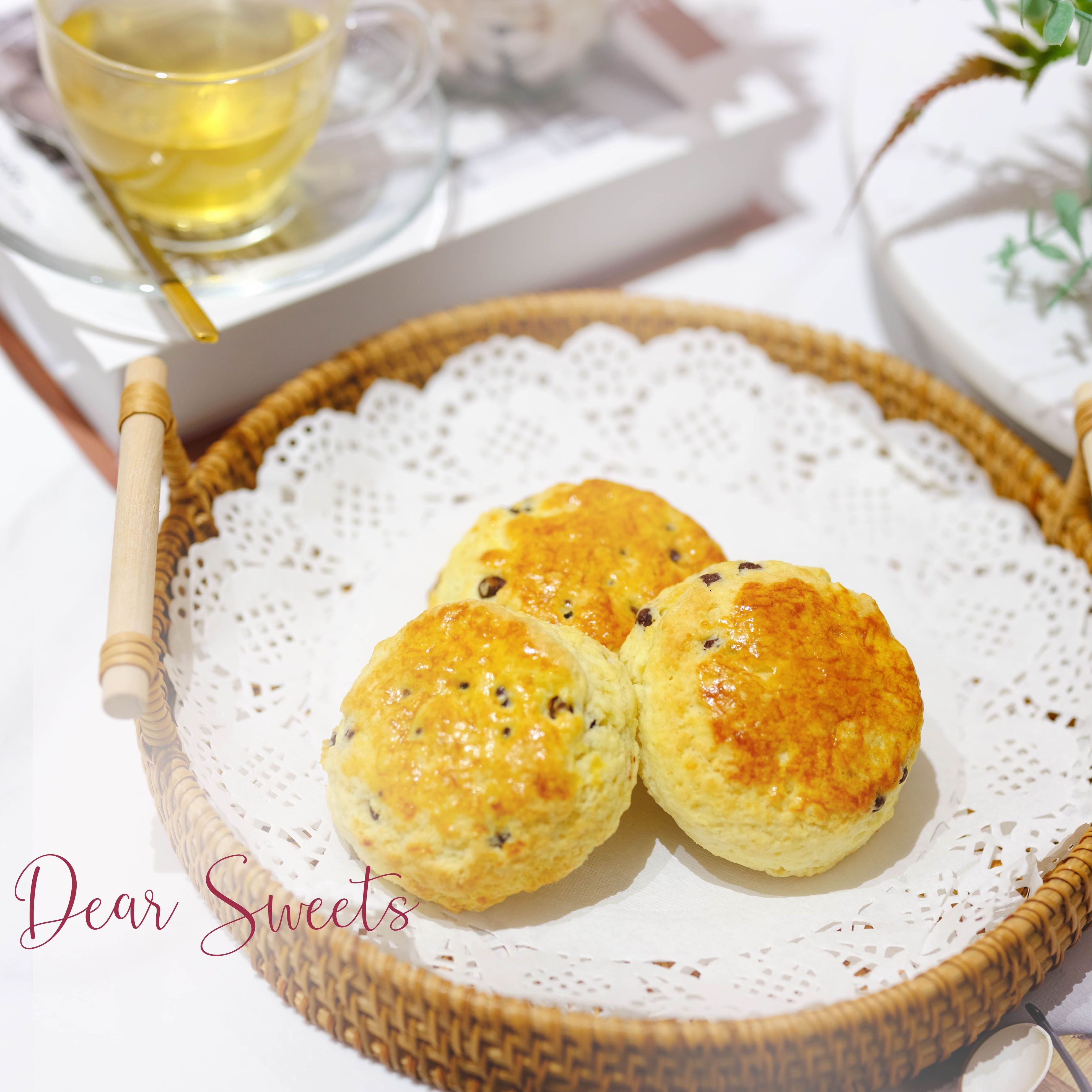 手工低糖朱古力味 Scones（$98 /2 件裝）
