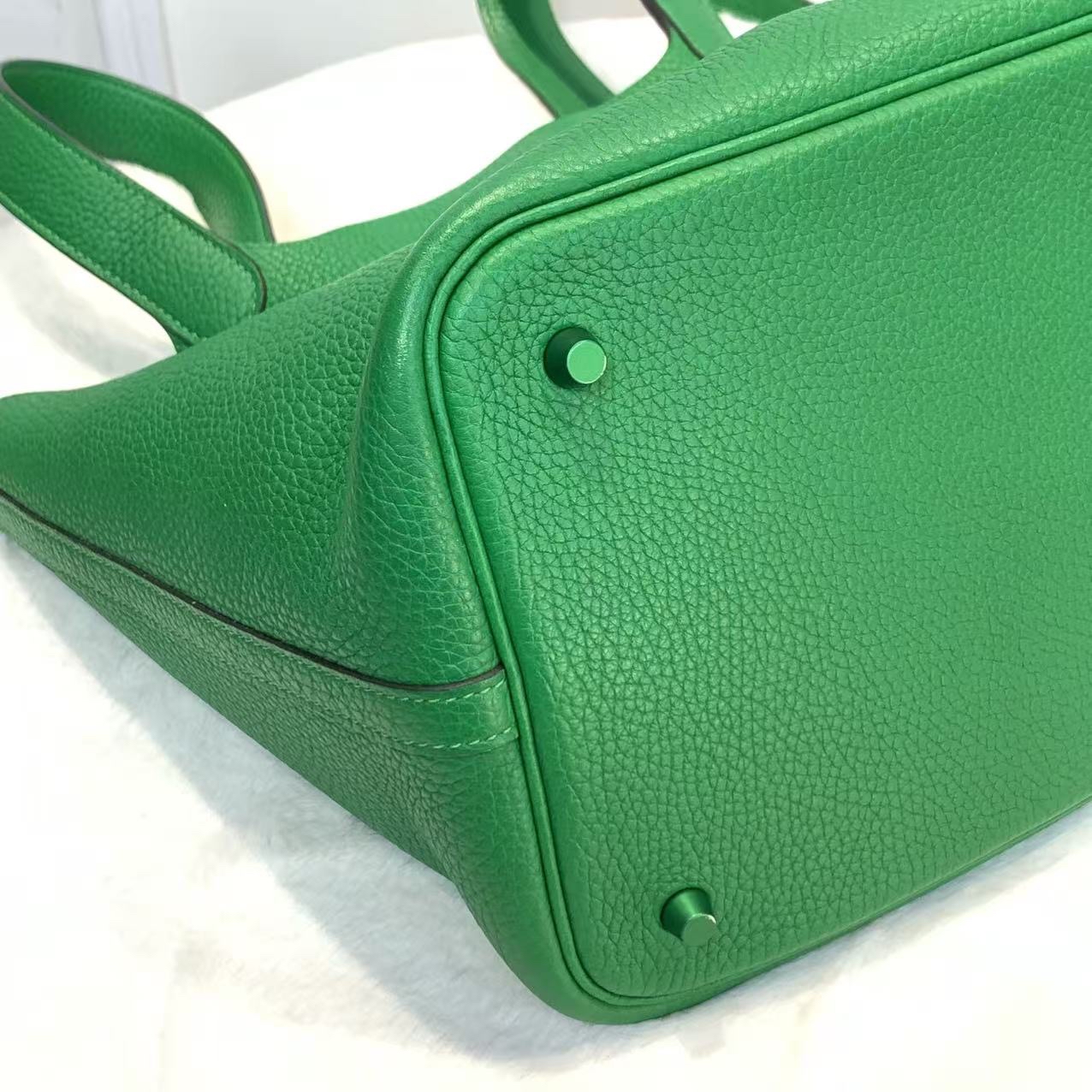 【絕版門市最後一個竹子綠色】Hermes picotin 22菜籃子 竹子綠