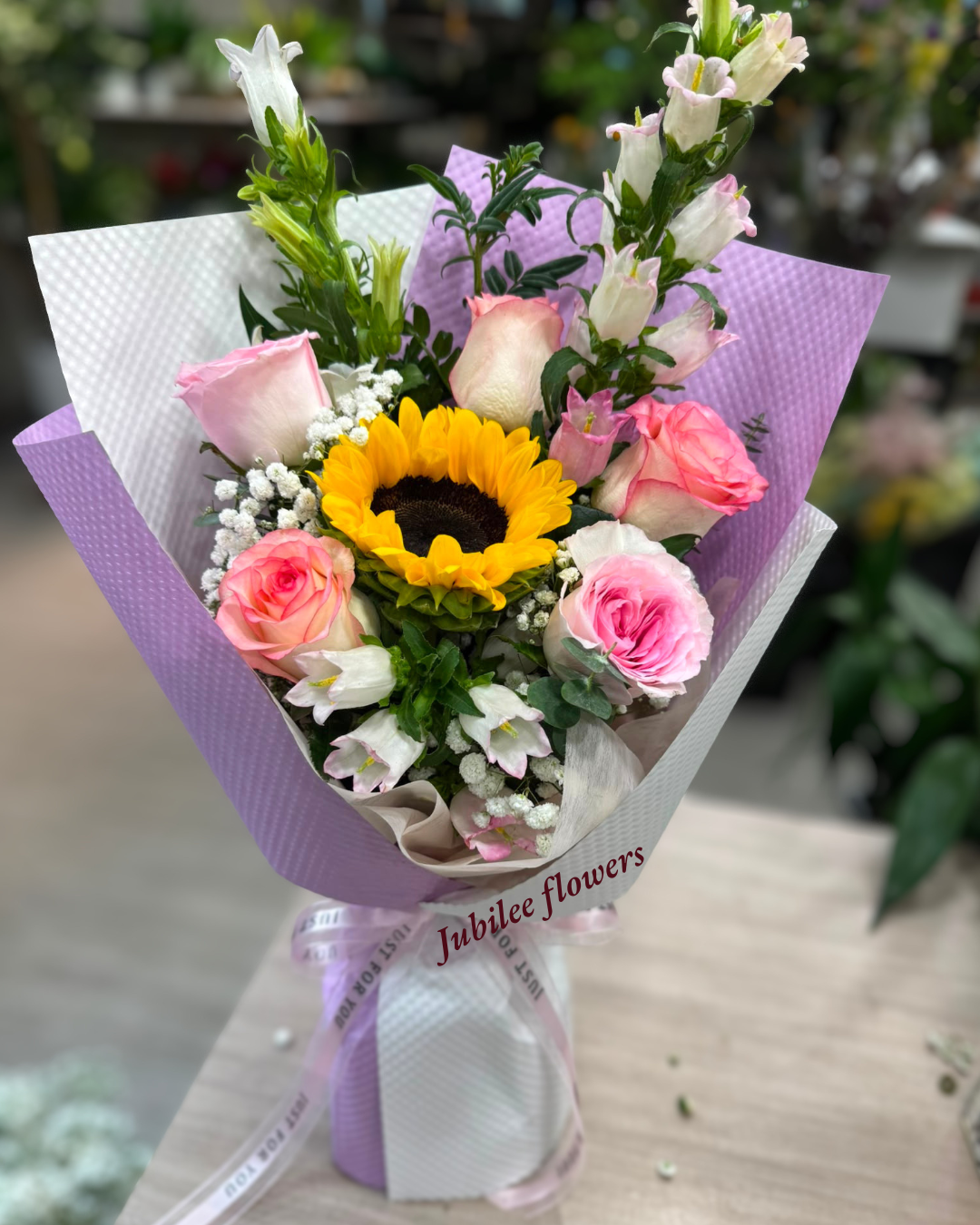🌻向日葵 · 粉玫瑰花束