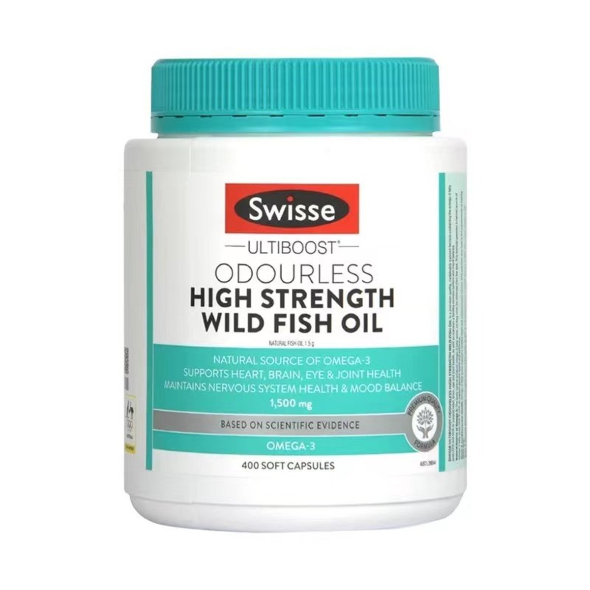 Swisse 無腥味高濃度魚油1500mg*400粒