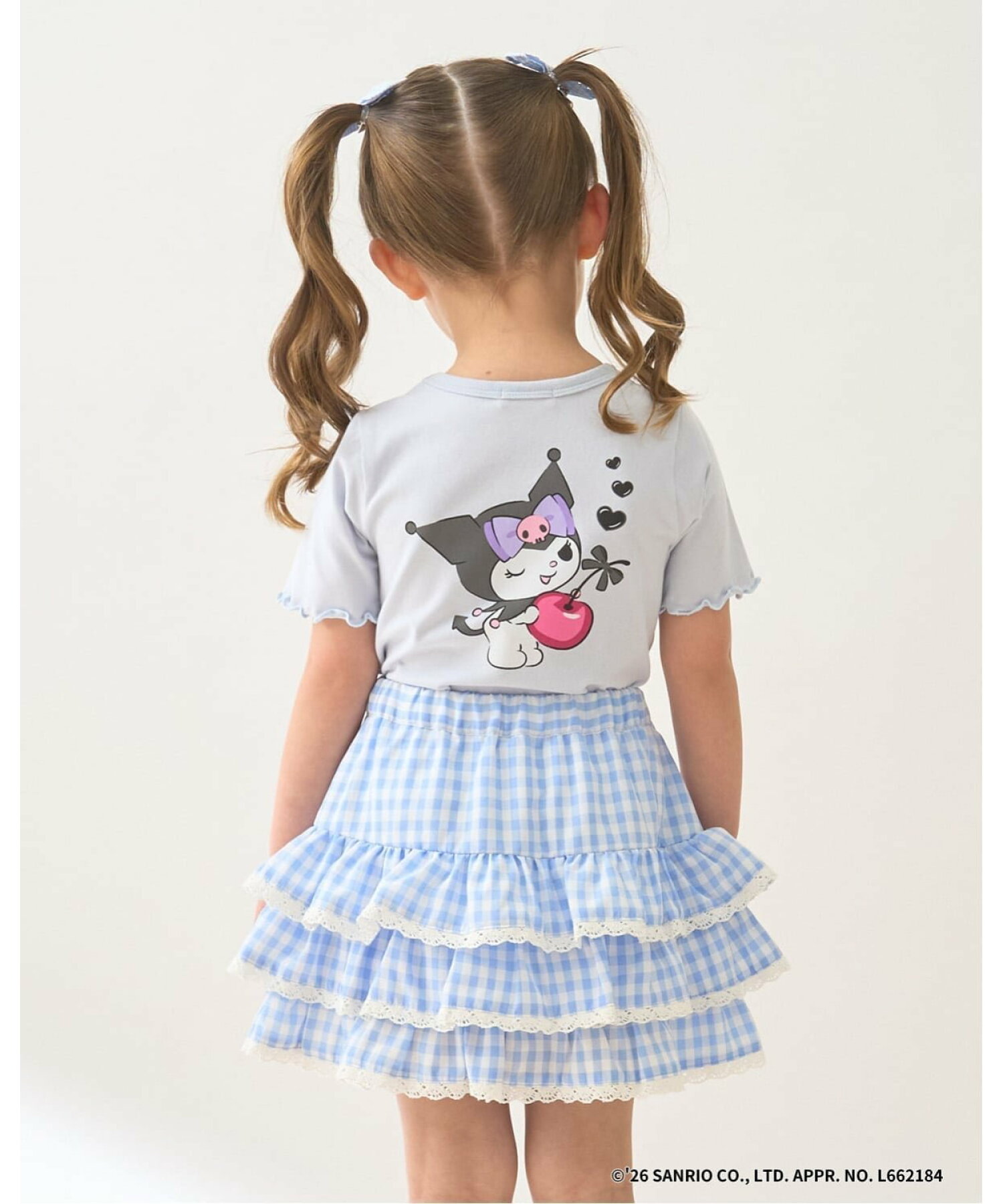 🆕【⭐訂購⭐】🇯🇵 日本直送 🌀🇯🇵 日本直送🇯🇵 #Kuromi 縷空心形領 褶邊袖 短袖Tee［4款選］🌀 [ELCA-0114][260327]