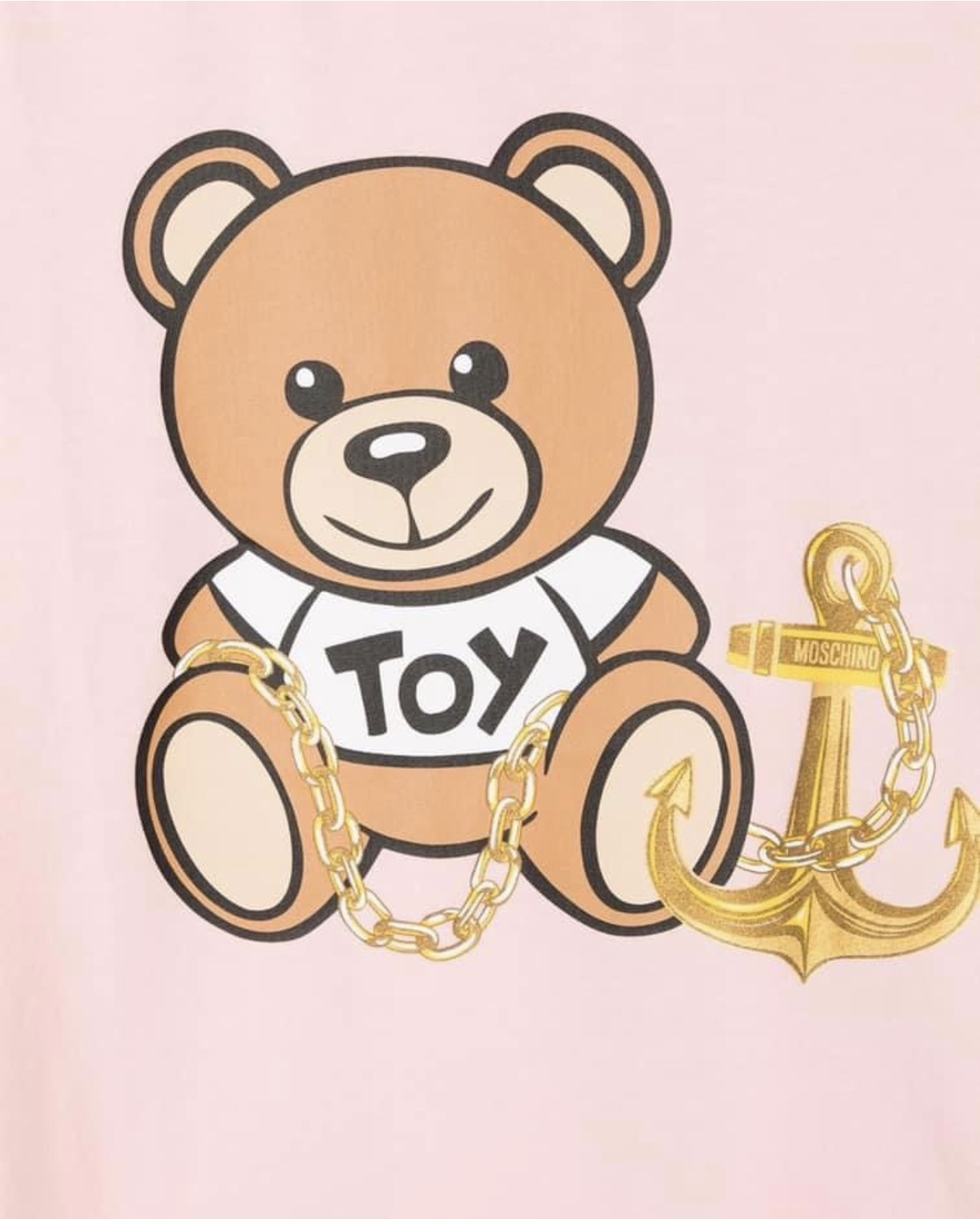Moschino 海員熊仔粉紅色Tee（童裝14碼）