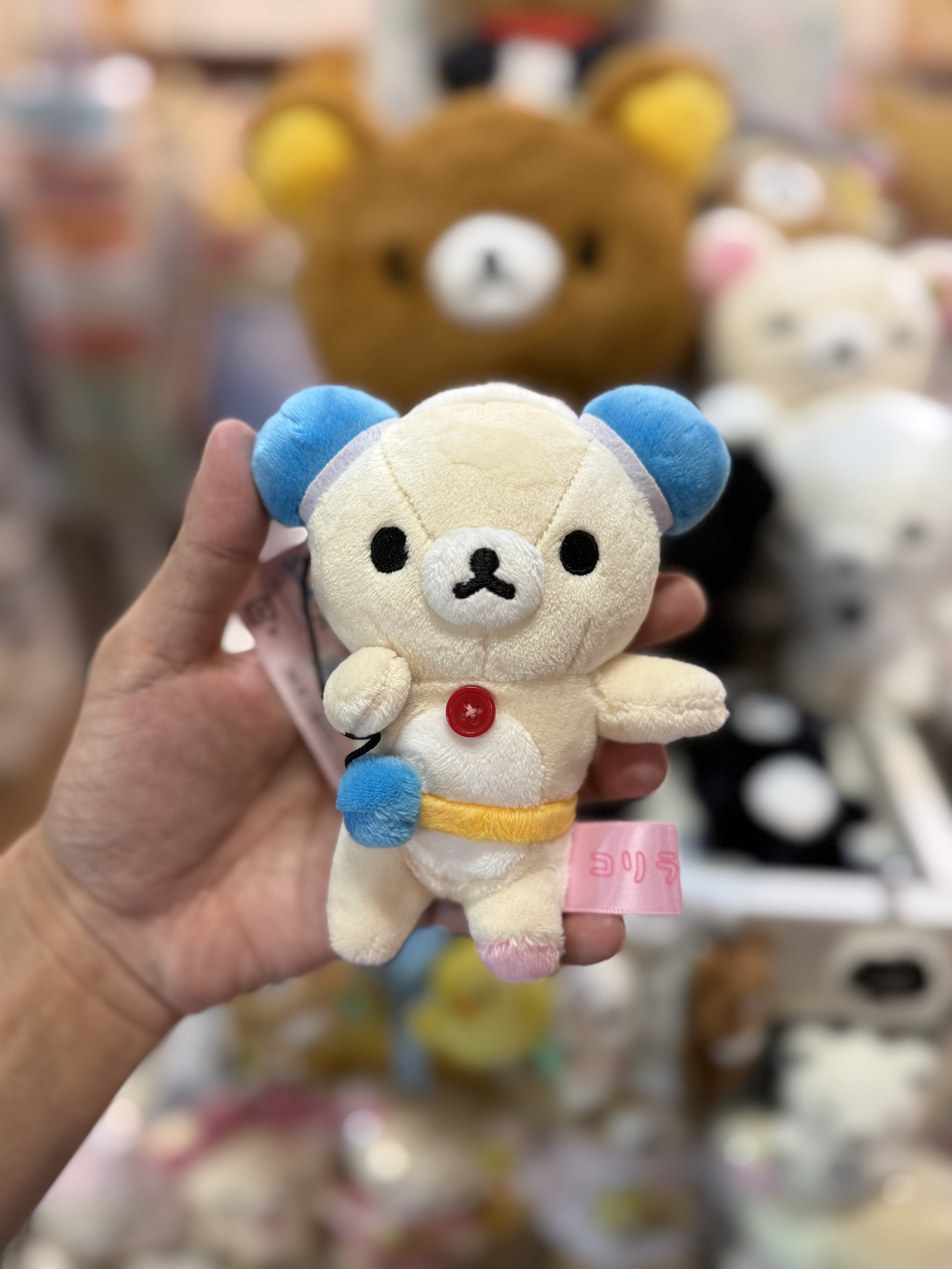《現貨》全新日本專店限定 俏皮小白熊系列掛飾（聽歌篇）