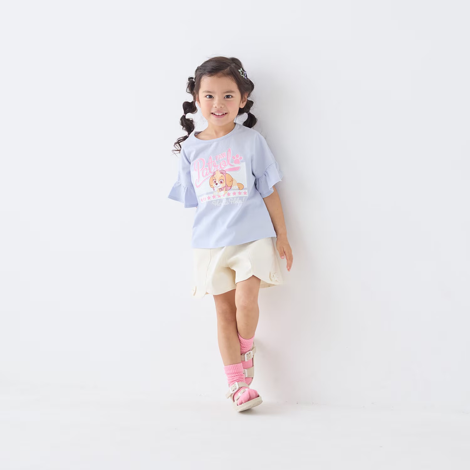 🆕【⭐訂購⭐】  🇯🇵日本直送 🌀#PawPatrol 荷葉邊袖 tee［2款選］🌀 [PLFA-0114] [260713]