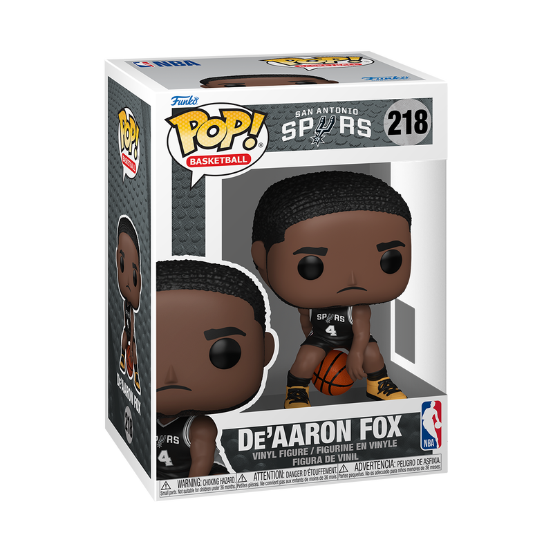 📦訂購 美國代購 Funko POP! NBA De'Aaron Fox (2025 Icon Edition Uniform) Figure 聖安東尼奧馬刺 模型
