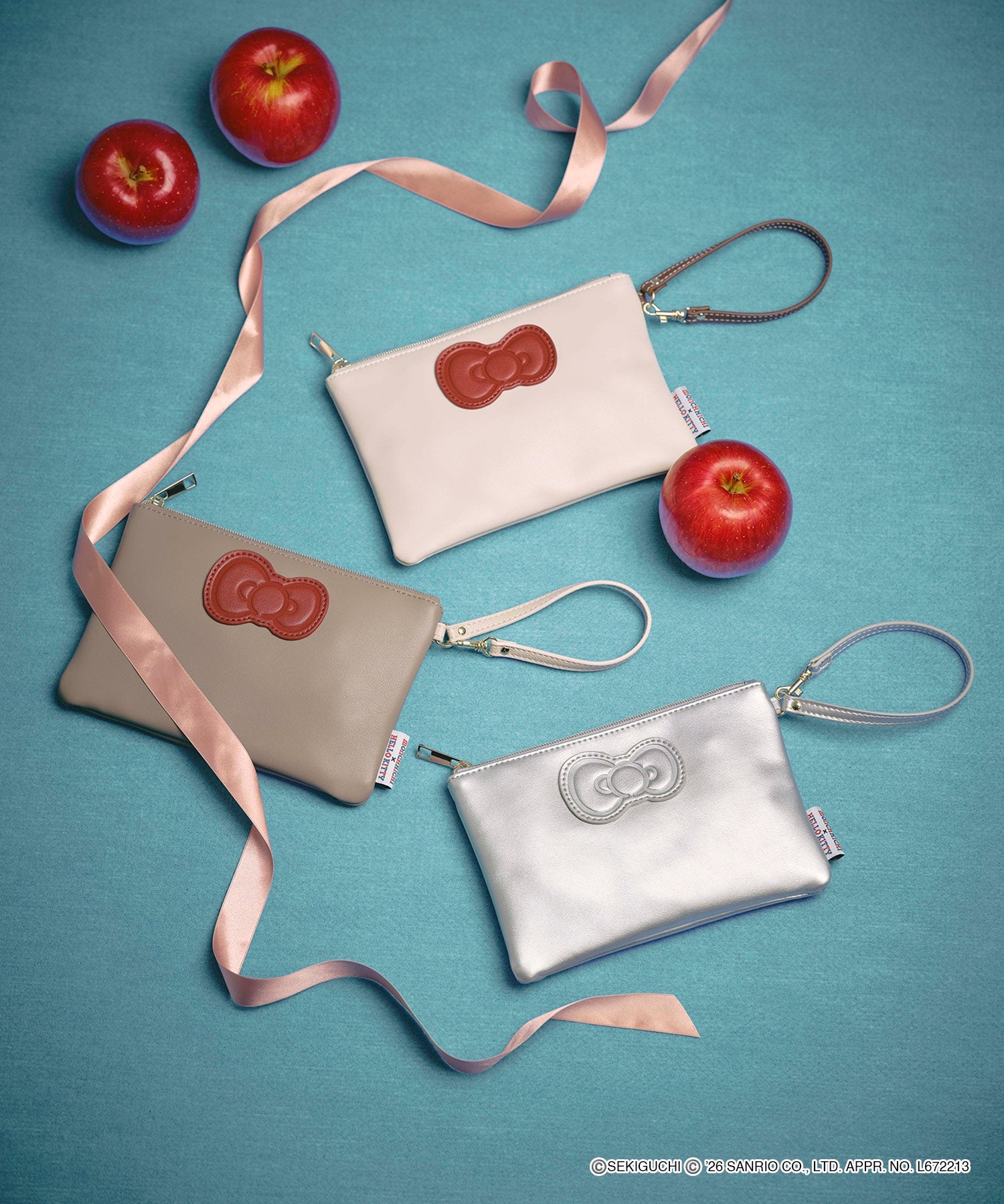 🎀【預訂】Monchhichi × Hello Kitty Ribbon Pouch G