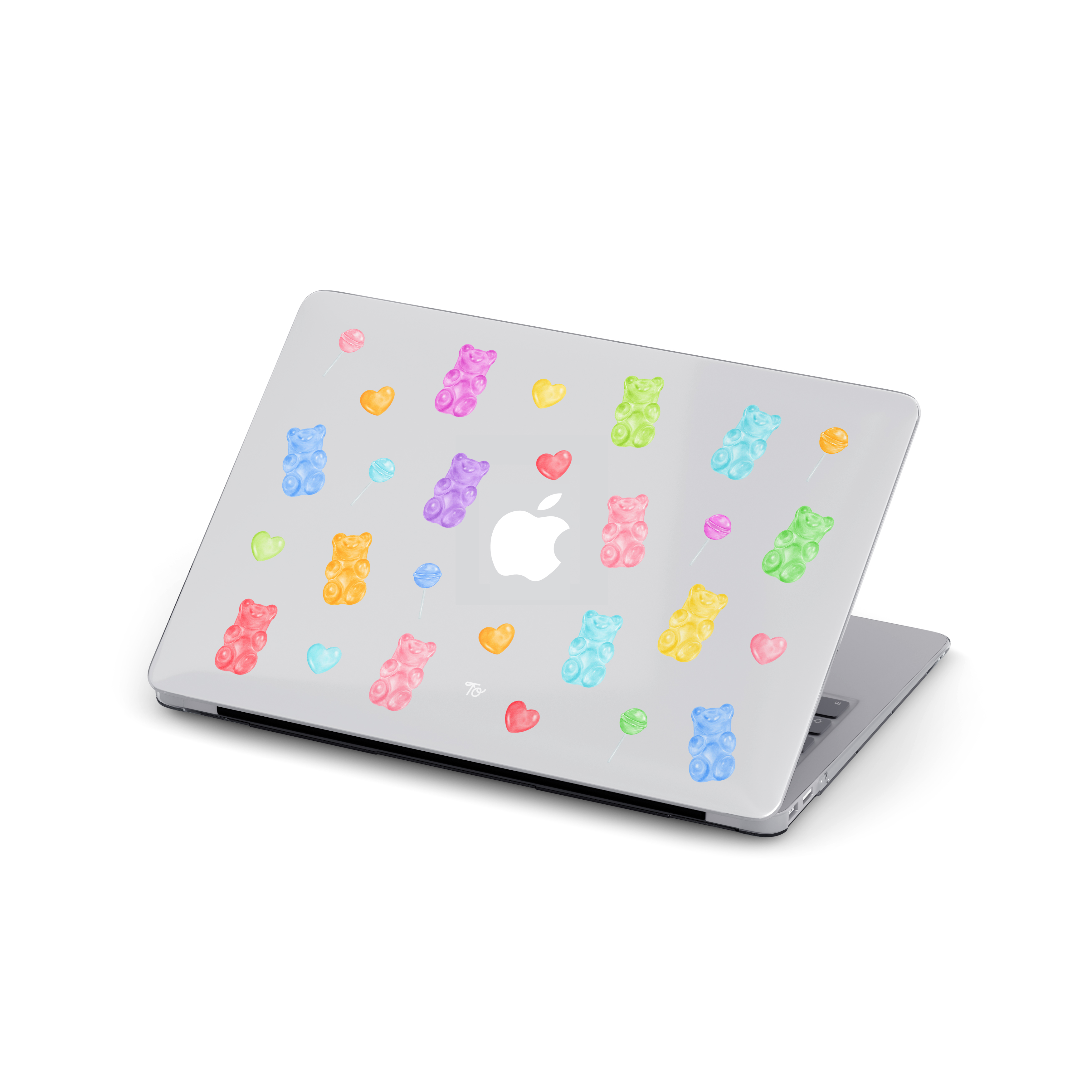 【Bling Bling Gummy Bears】Transparent MacBook Protective Case