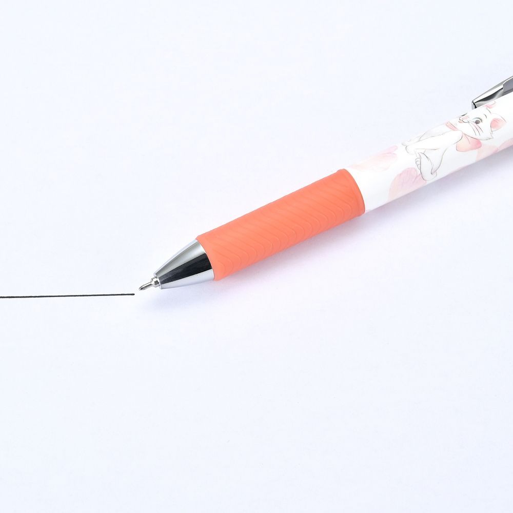 現貨｜【日本 Disney Store 限定】Marie 瑪麗貓 富貴貓 日本製 Pentel EnerGel 0.5mm 黑色 啫喱筆 208858