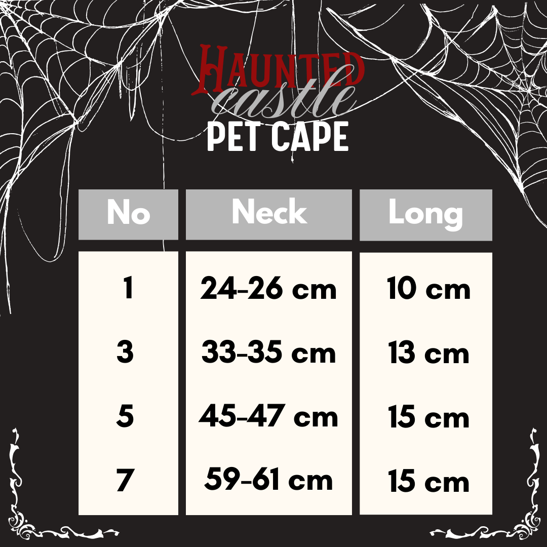🎃Haunted Castle – Crimson Spider Pet Cape