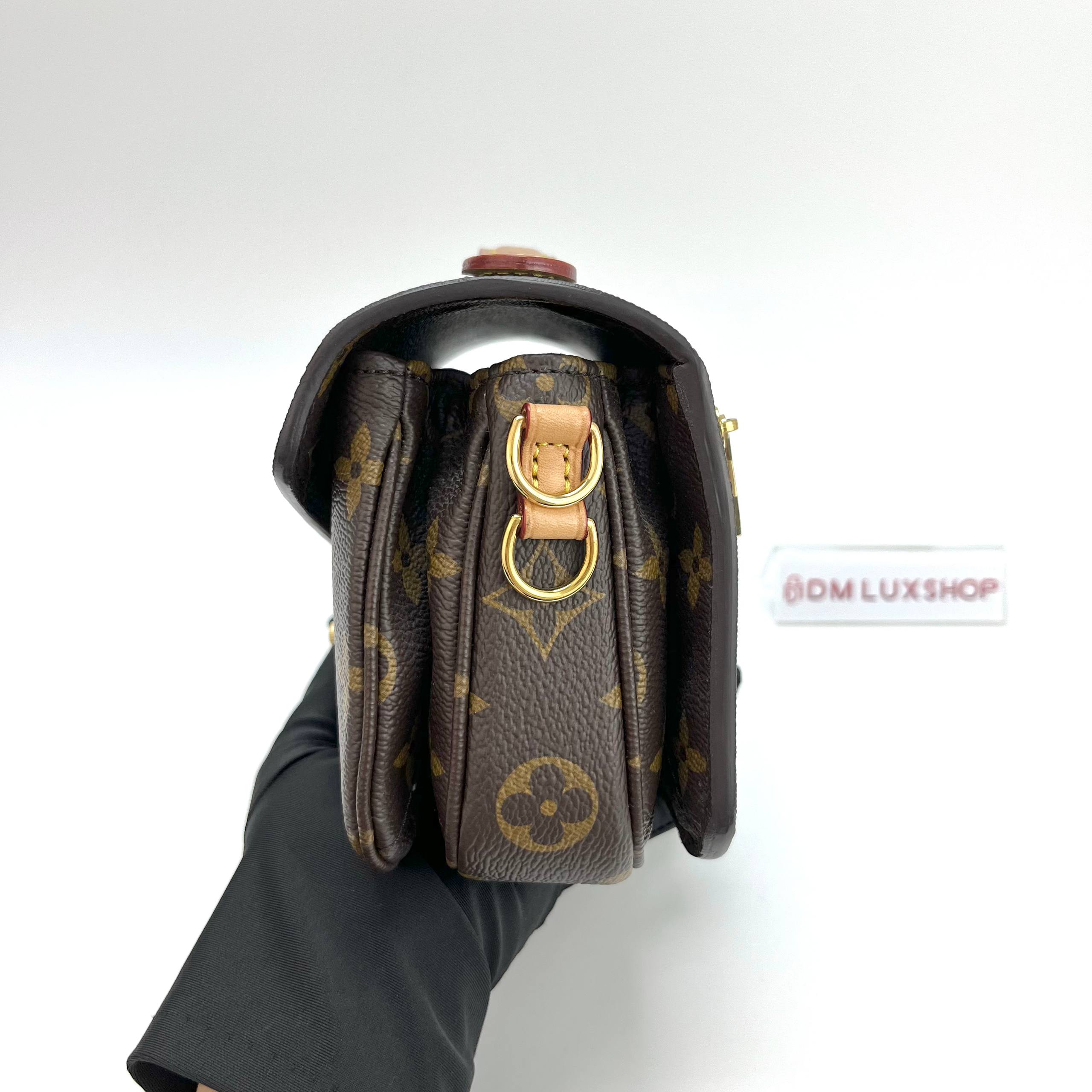 LV Monogram Pochette Metis East West GHW