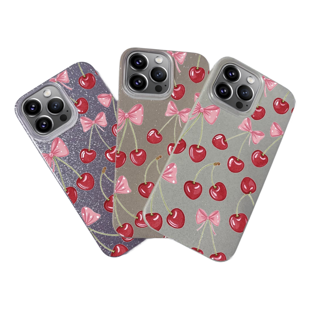 BLING CASE PHONE FOR IPHONE - DESIGN CHERRY A
