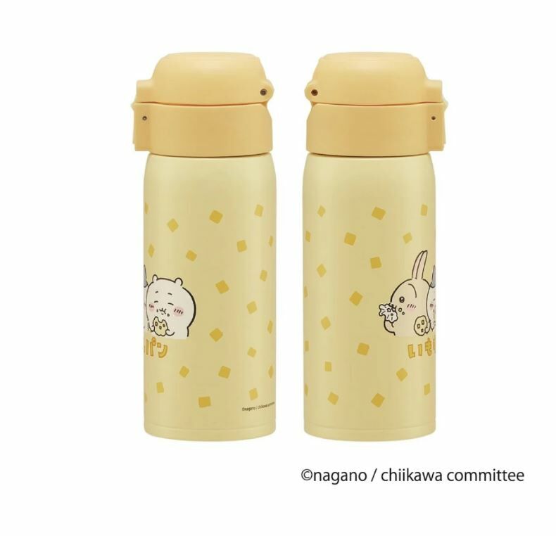 日本直送 Skater Chiikawa 不鏽鋼一觸式保冷保溫瓶 350ml - 1件 現貨