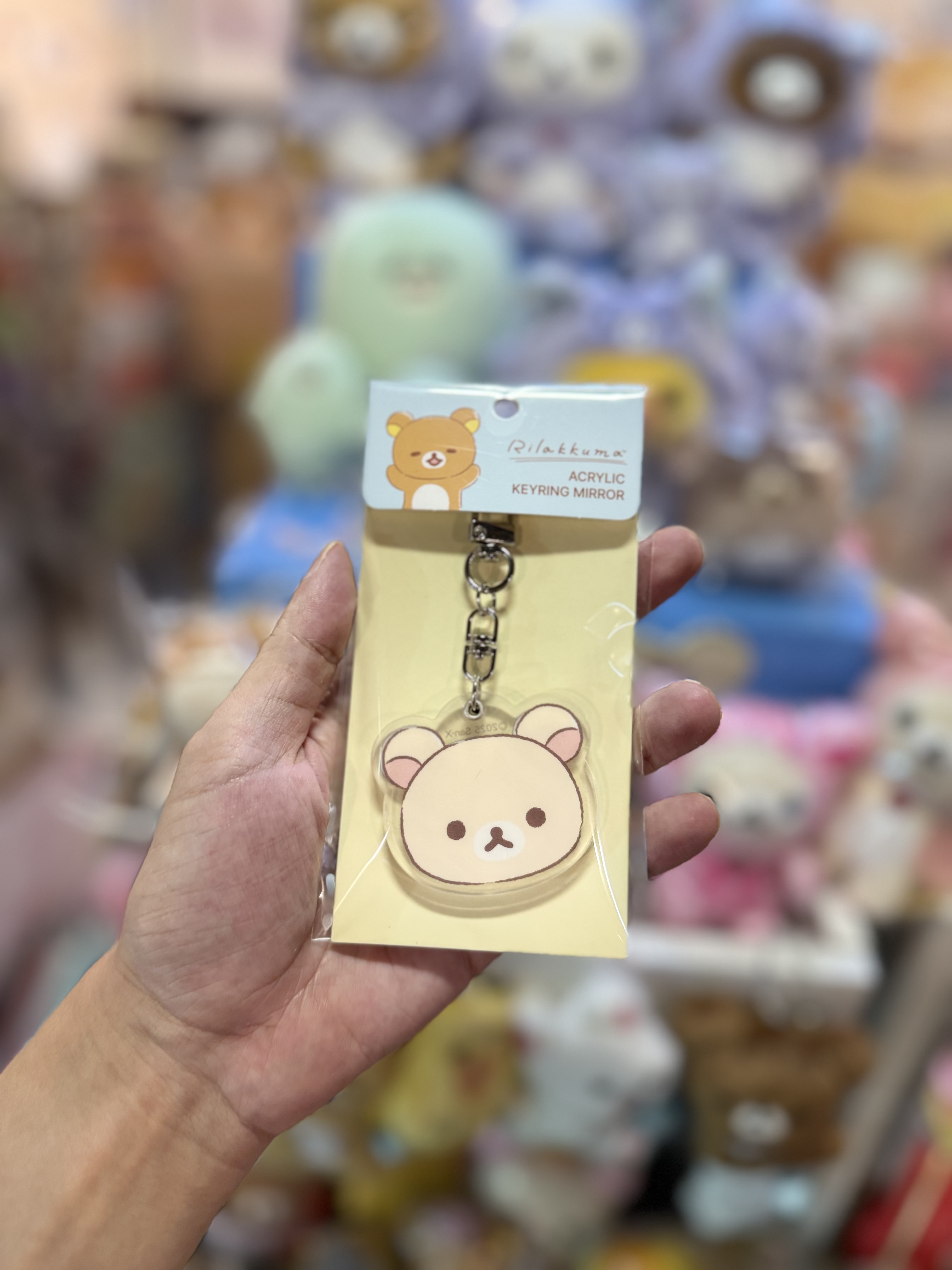 《現貨》全新韓國限定 Rilakkuma小鏡仔掛飾