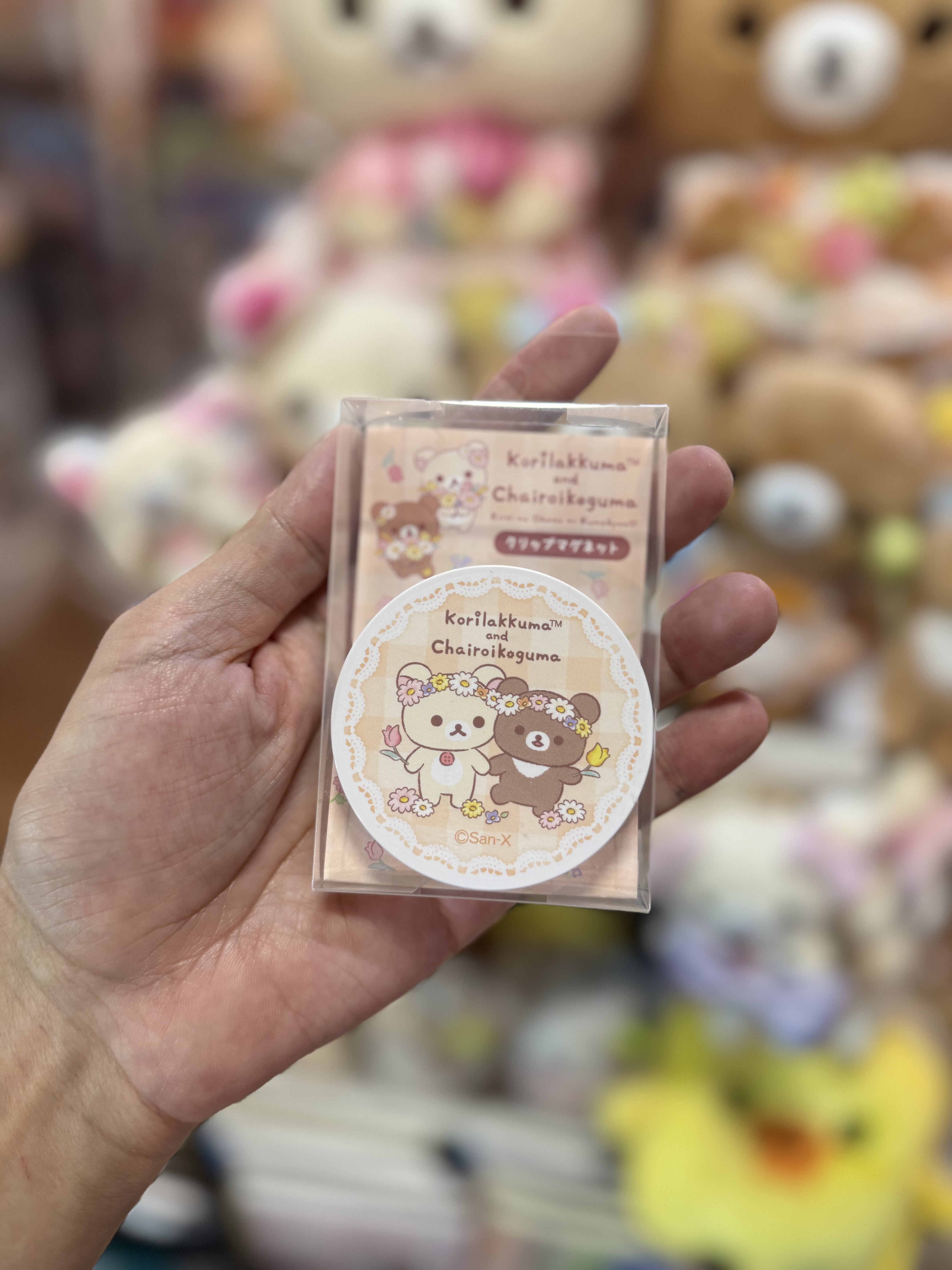 《現貨》全新日本有樂町pop up店限定 花花造型磁石夾