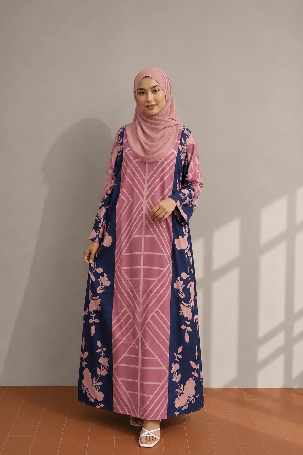 FLOWER FOREST in Dusty Rose