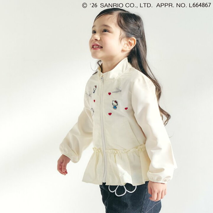 🇯🇵預訂 日本直送🇯🇵Apres les cours x Sanrio系列兩色絲帶愛心人物刺繡防風拉鍊外套