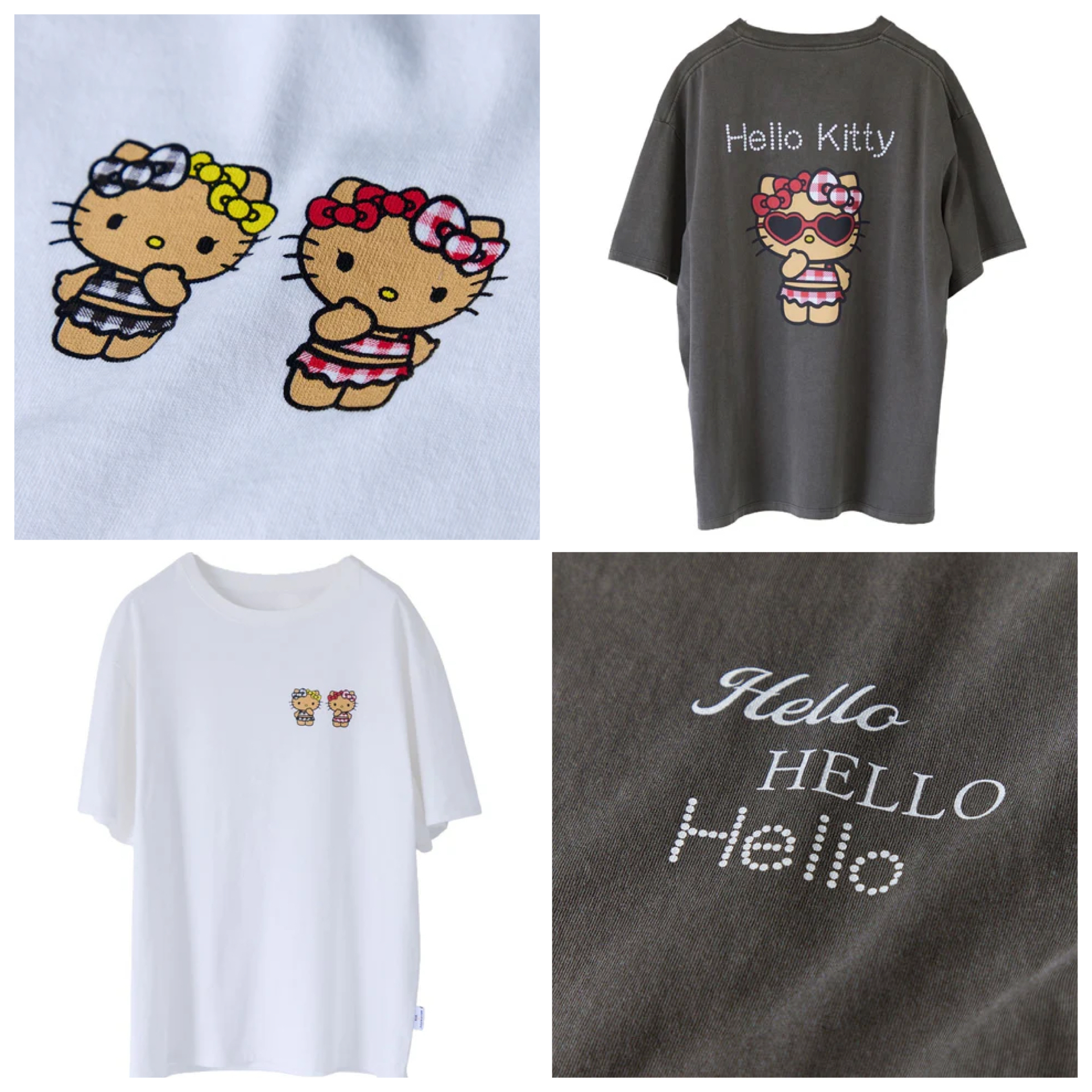 日本預訂📍日本VIS x Hello Kitty曬黑樣系列 - 短袖Tee 不包郵